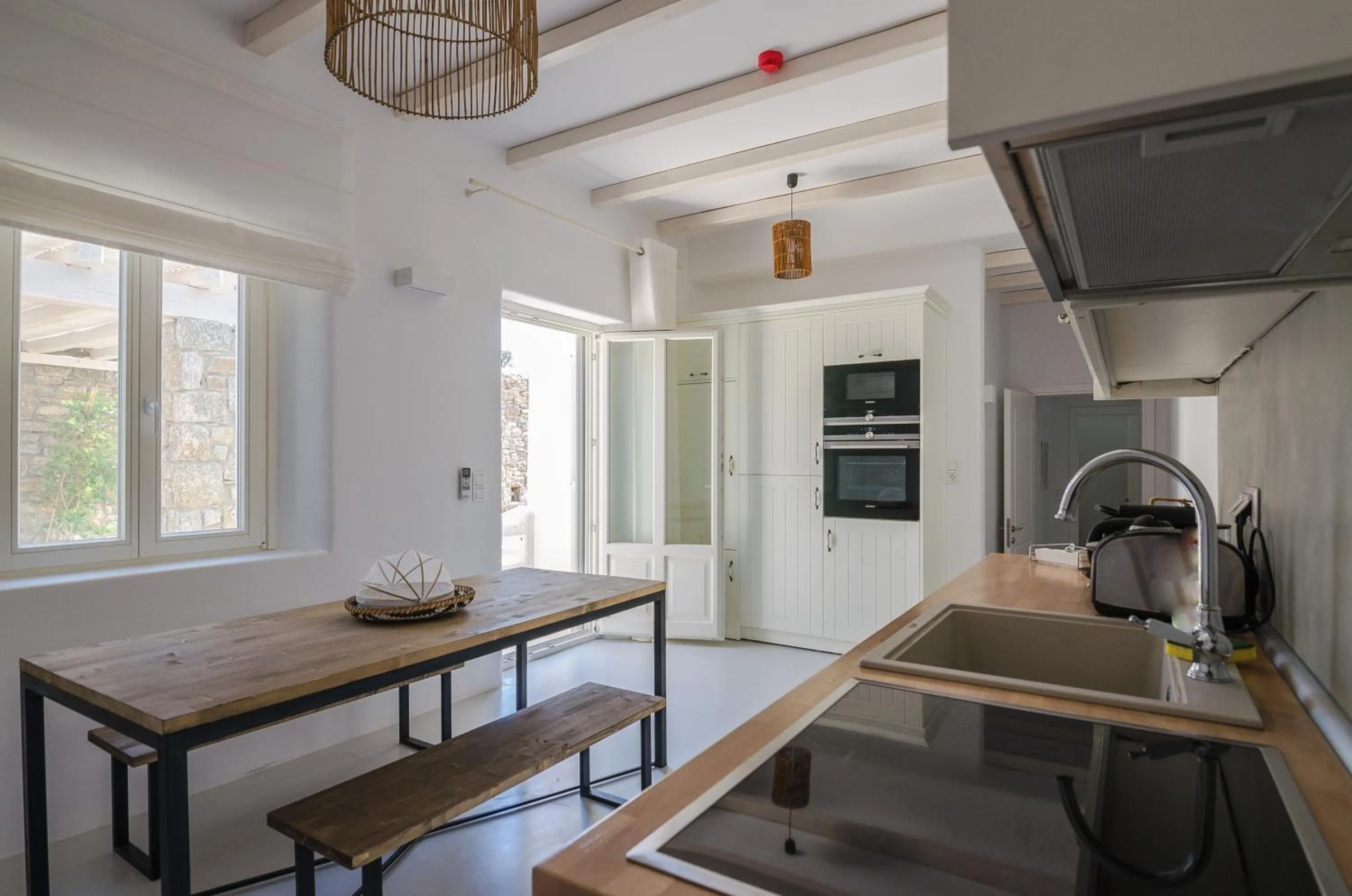 Kitchen or kitchenette in Eden View Suites & Villas