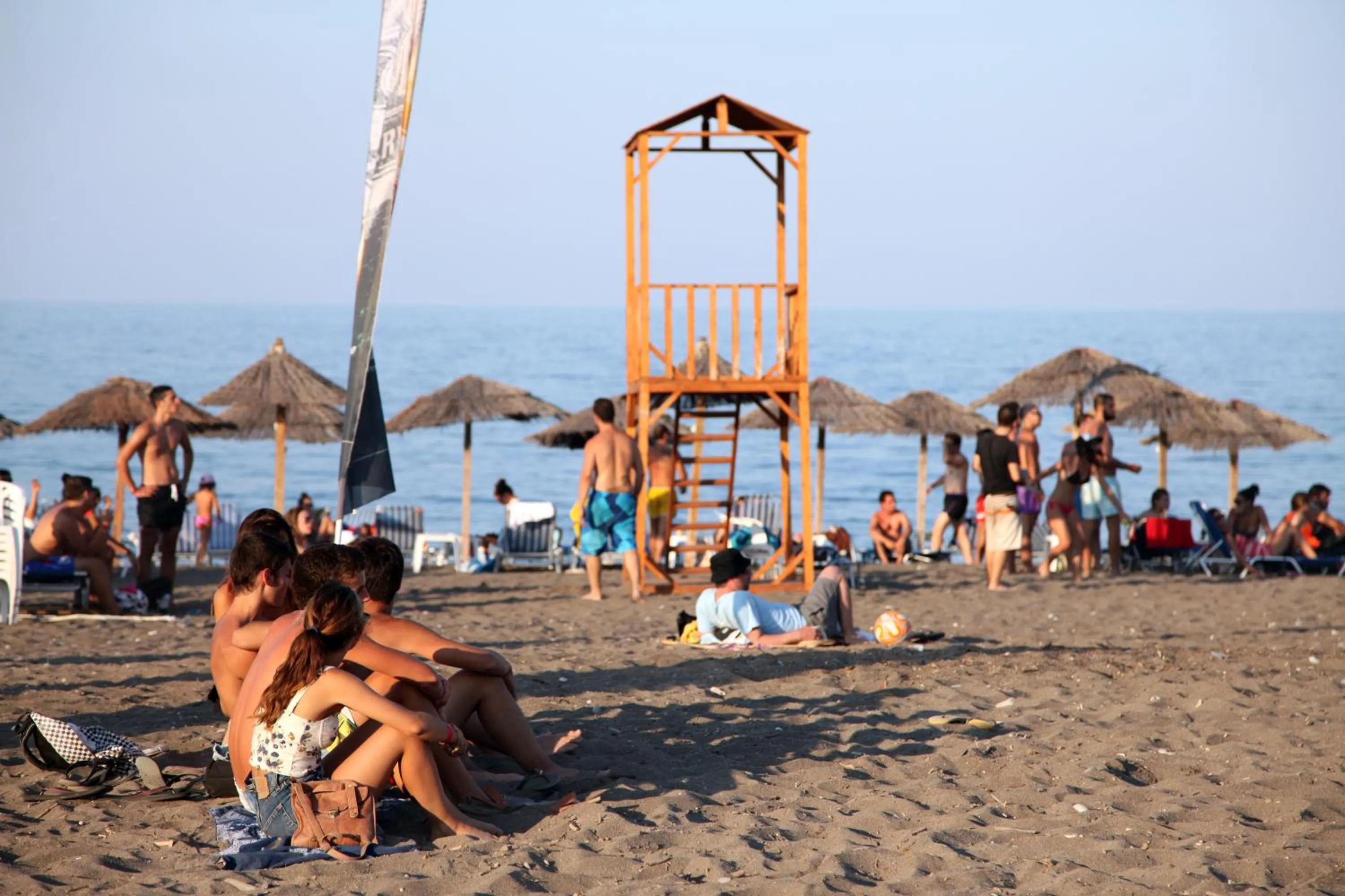 Beach in Club Agia Anna