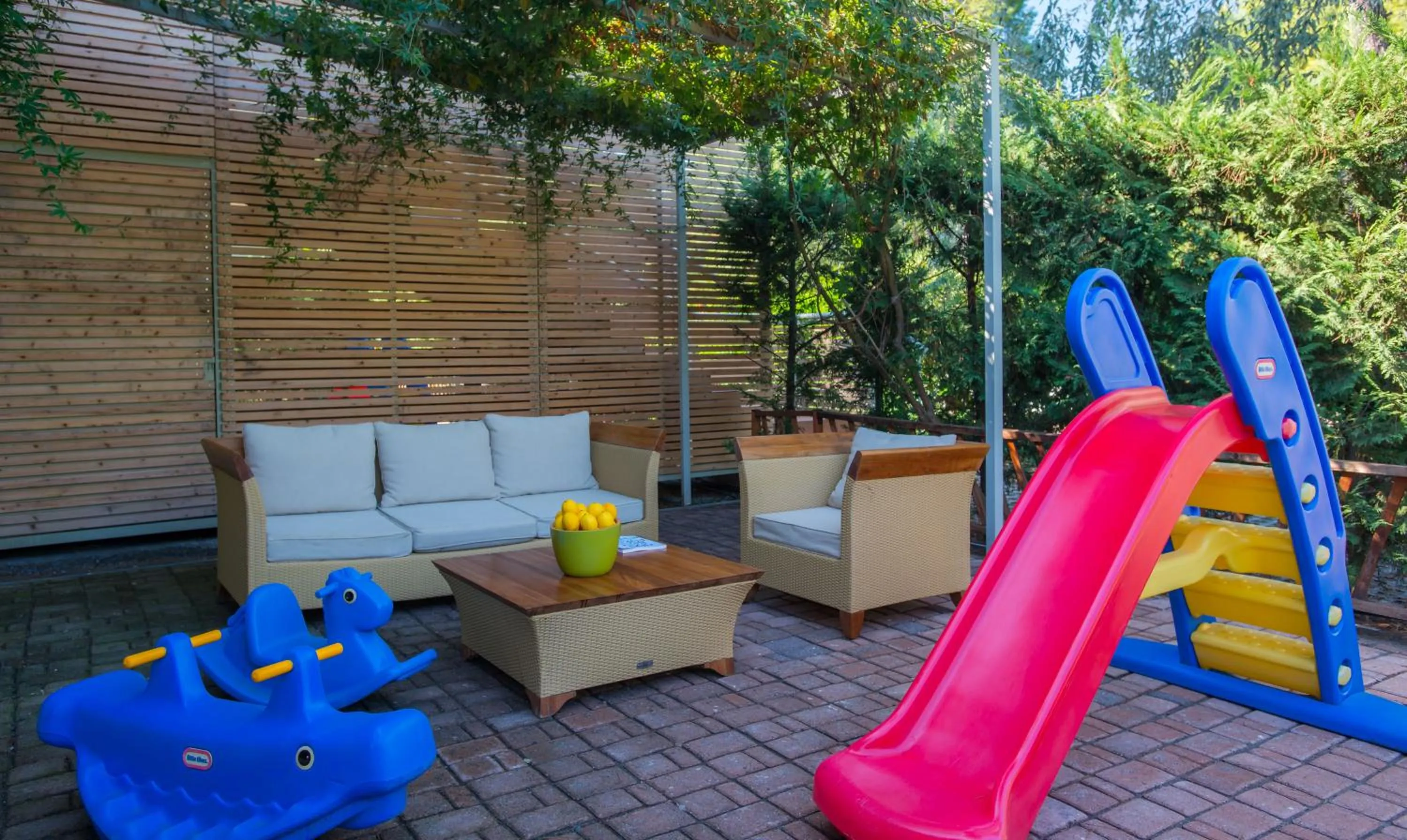 Garden in Club Agia Anna