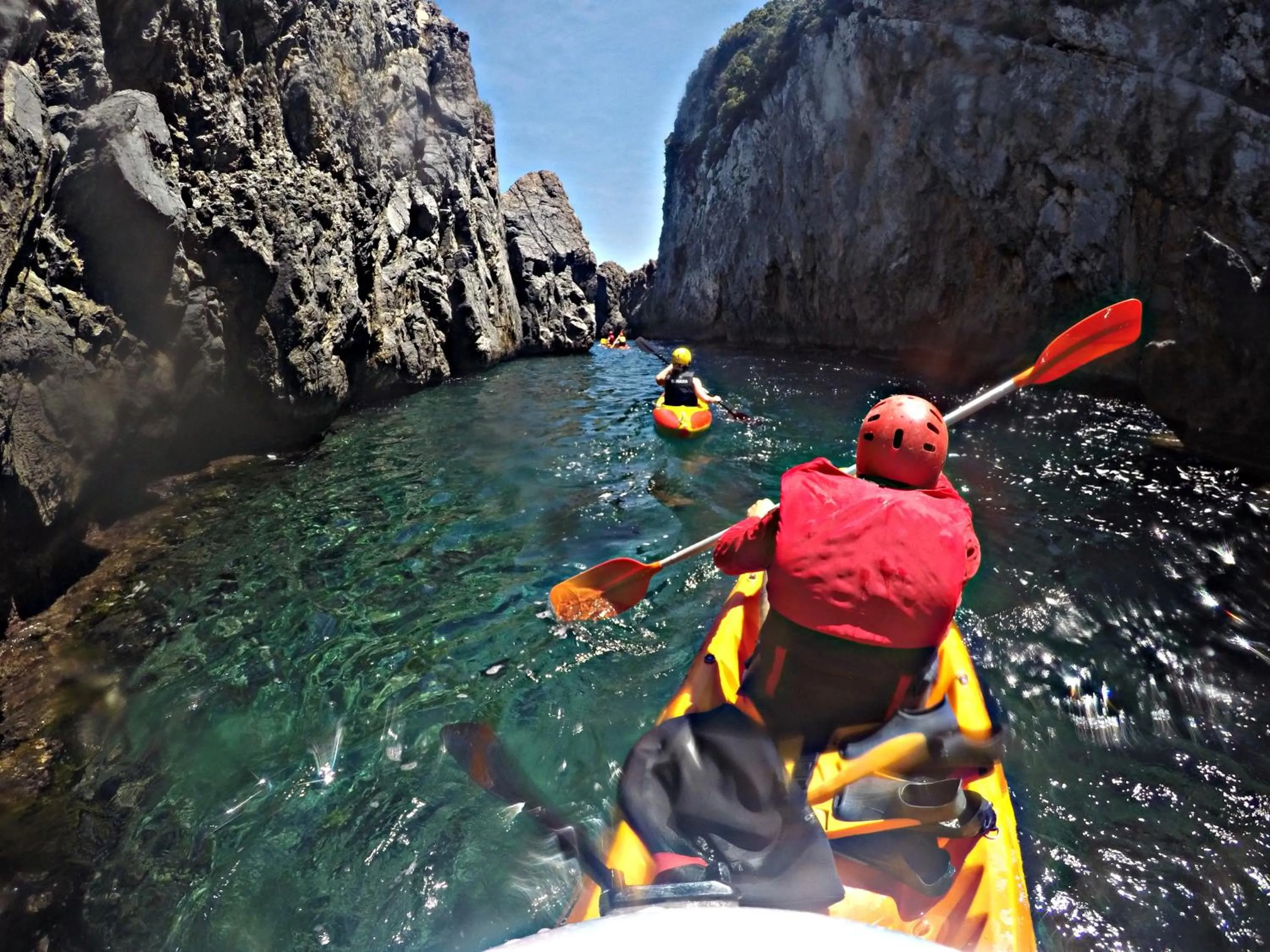 Canoeing in Club Agia Anna