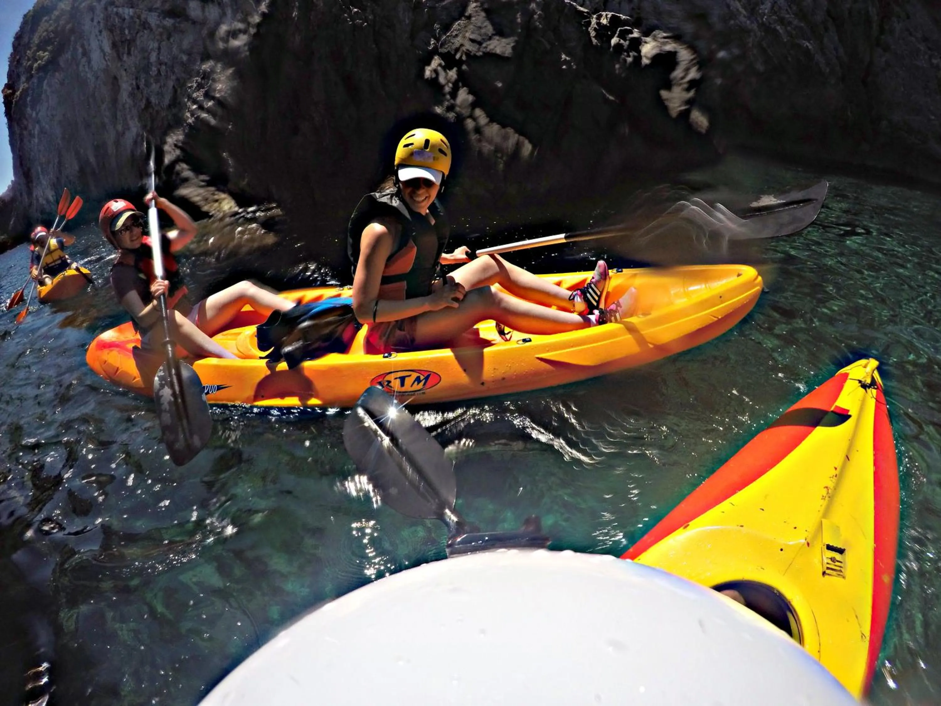 Canoeing in Club Agia Anna