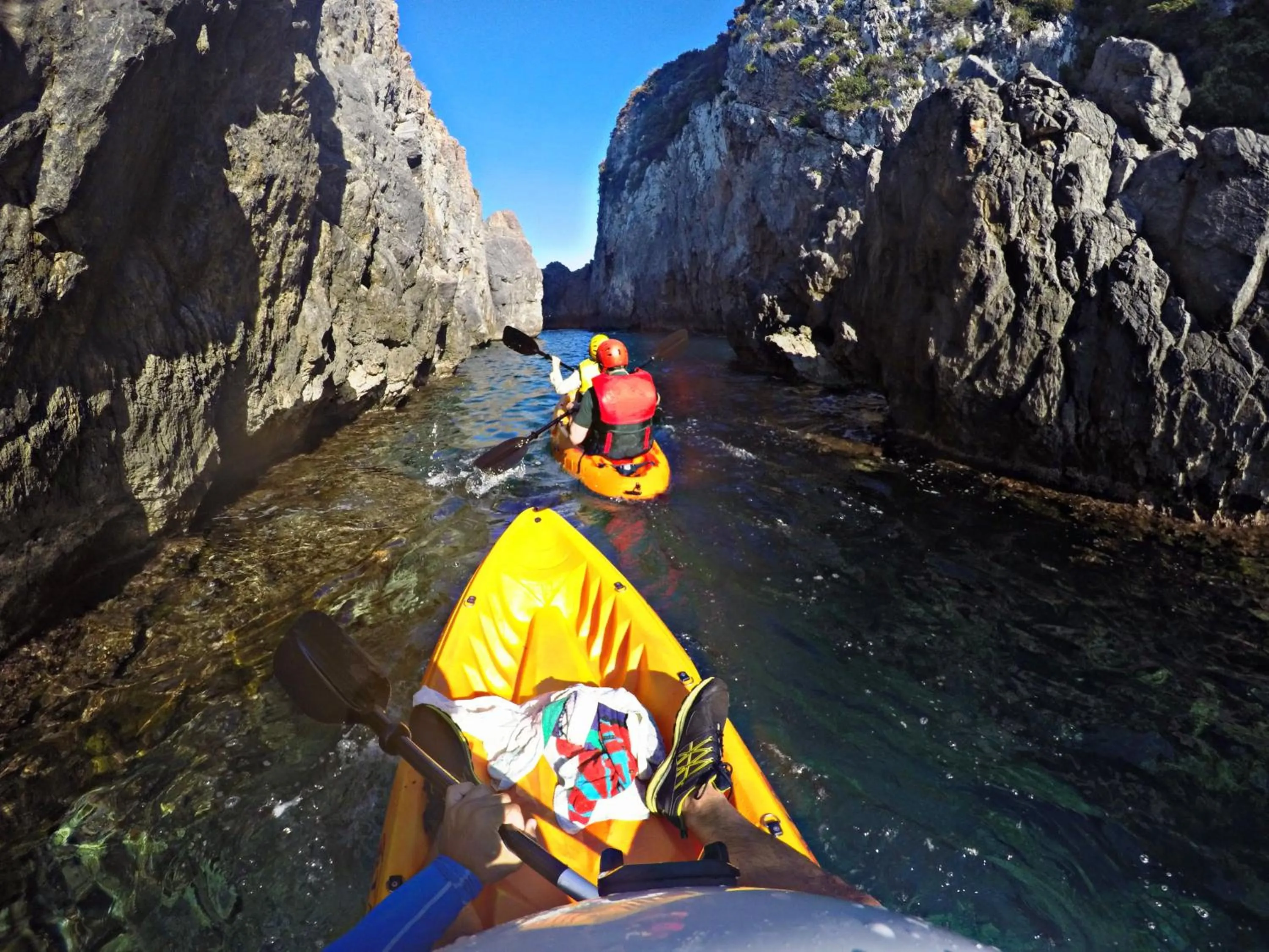 Canoeing in Club Agia Anna