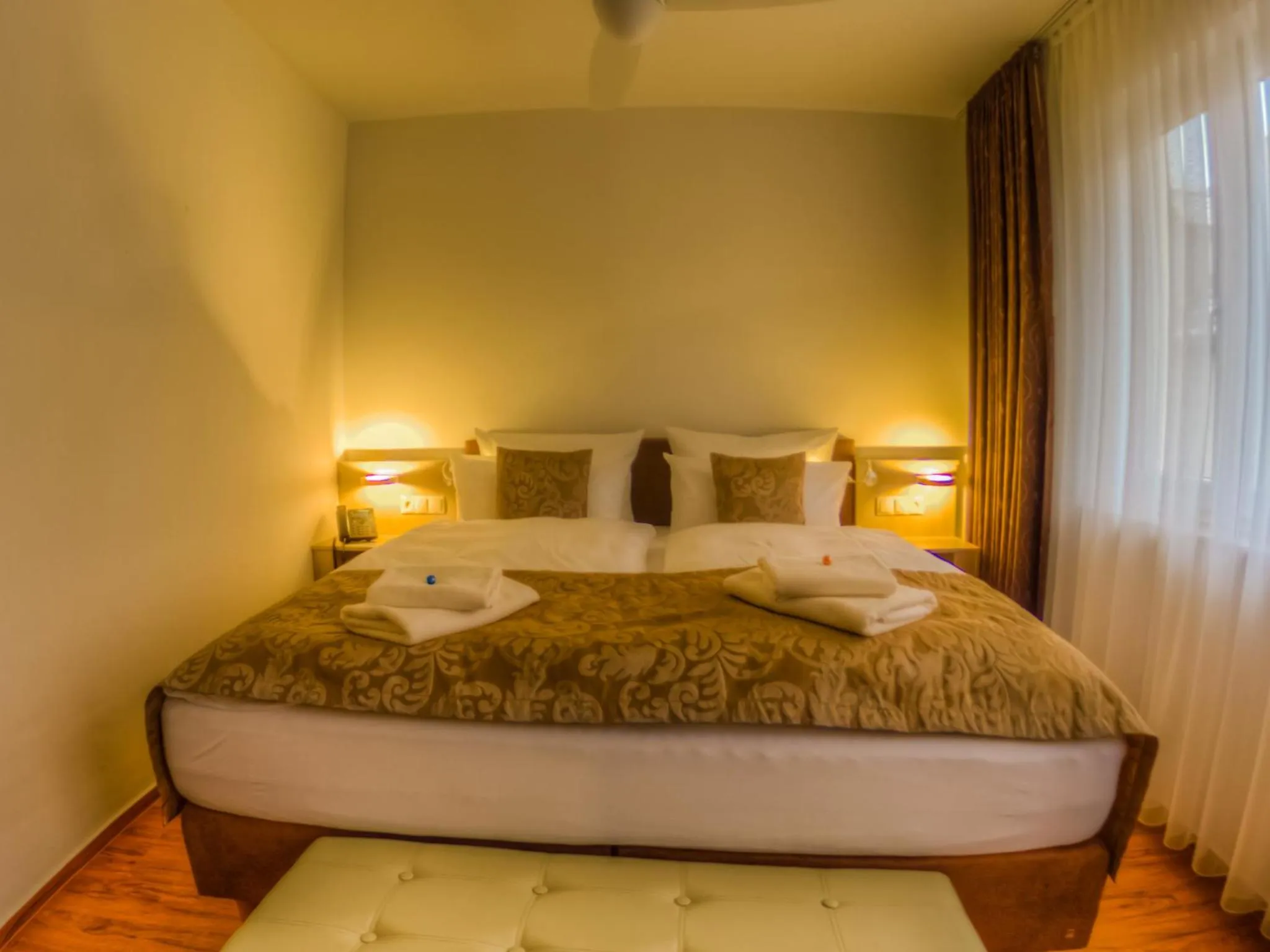 Bed in Gästehaus Luise