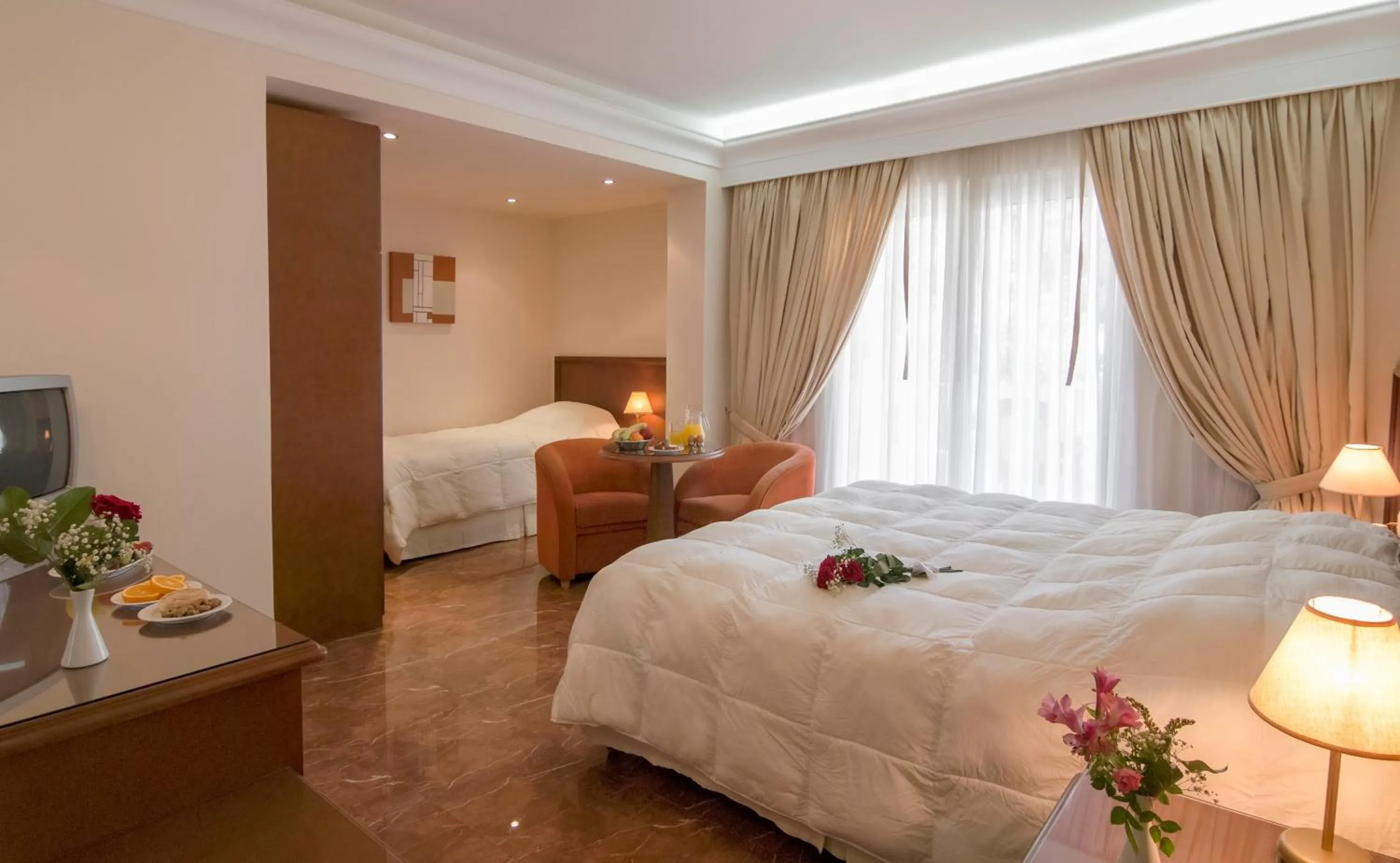 Photo of the whole room, Bed in Porto Alegre Hotel