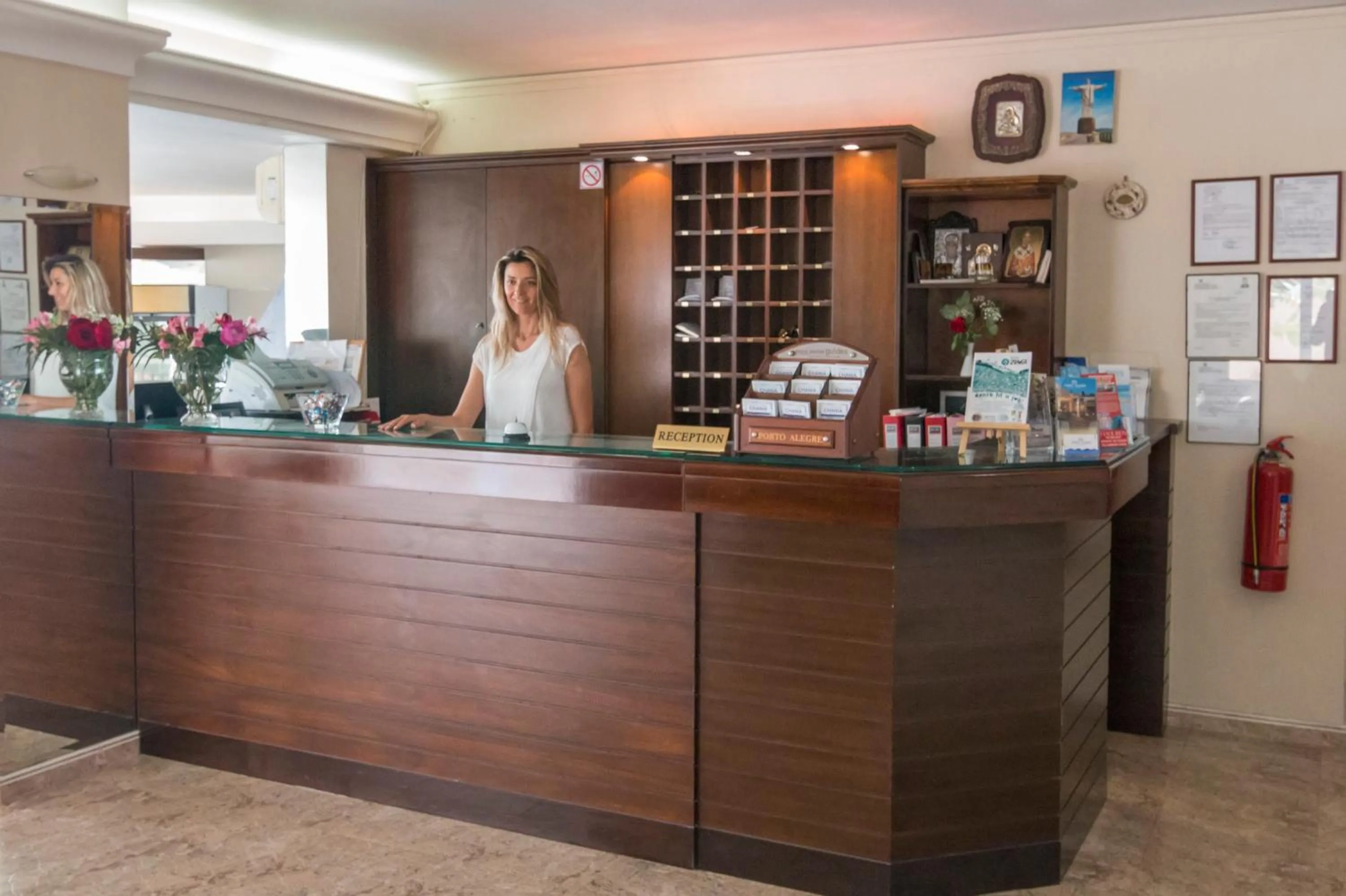 Lobby or reception in Porto Alegre Hotel