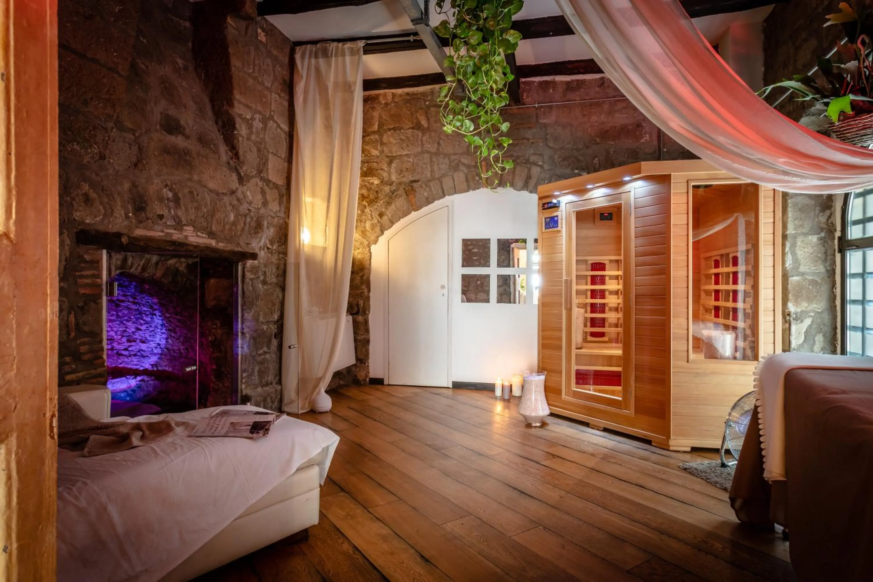 Sauna, Bed in B&B dei Papi Boutique Hotel