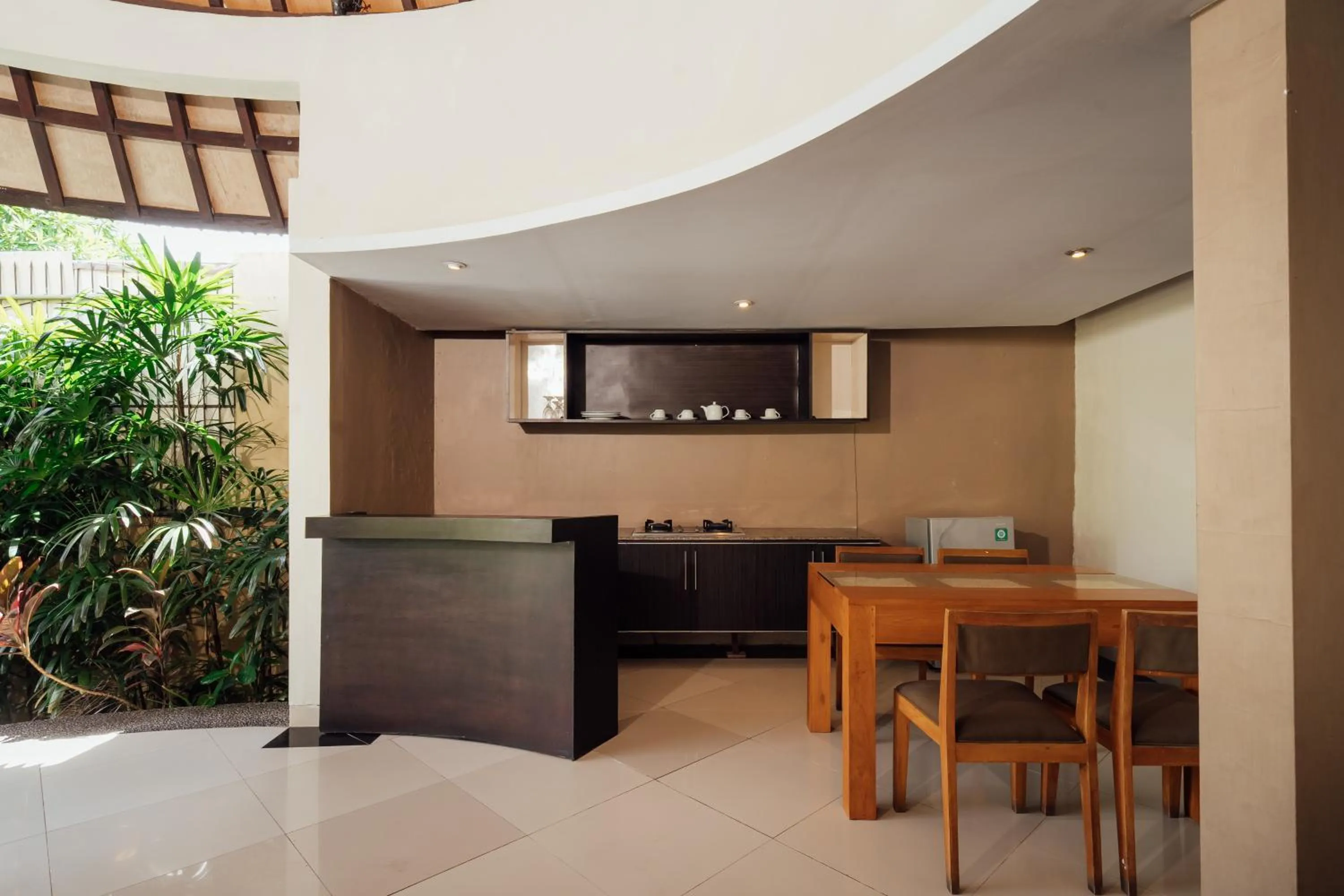 Kitchen or kitchenette in The Bidadari Villas and Spa Umalas - Seminyak
