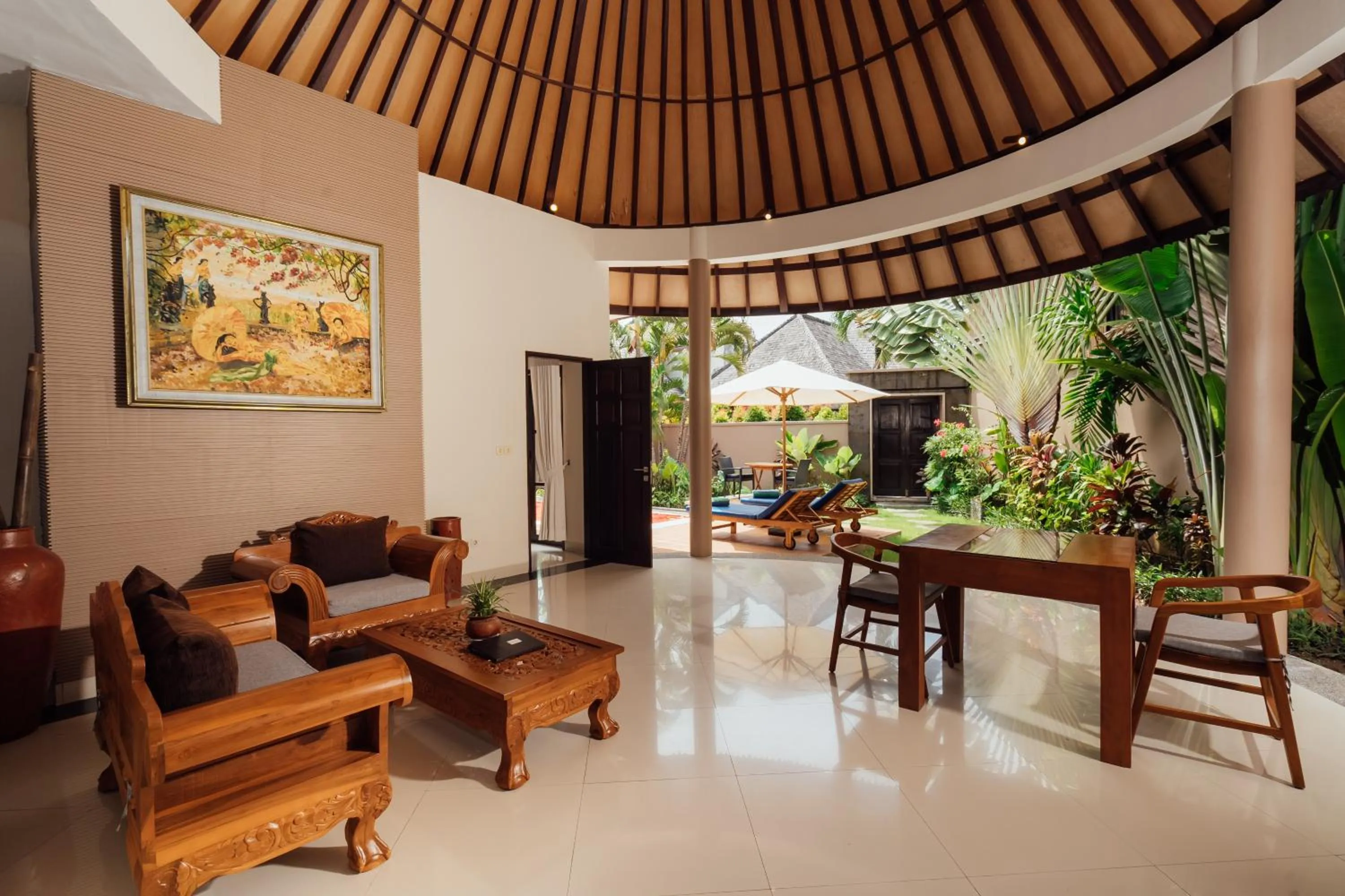 Living room in The Bidadari Villas and Spa Umalas - Seminyak