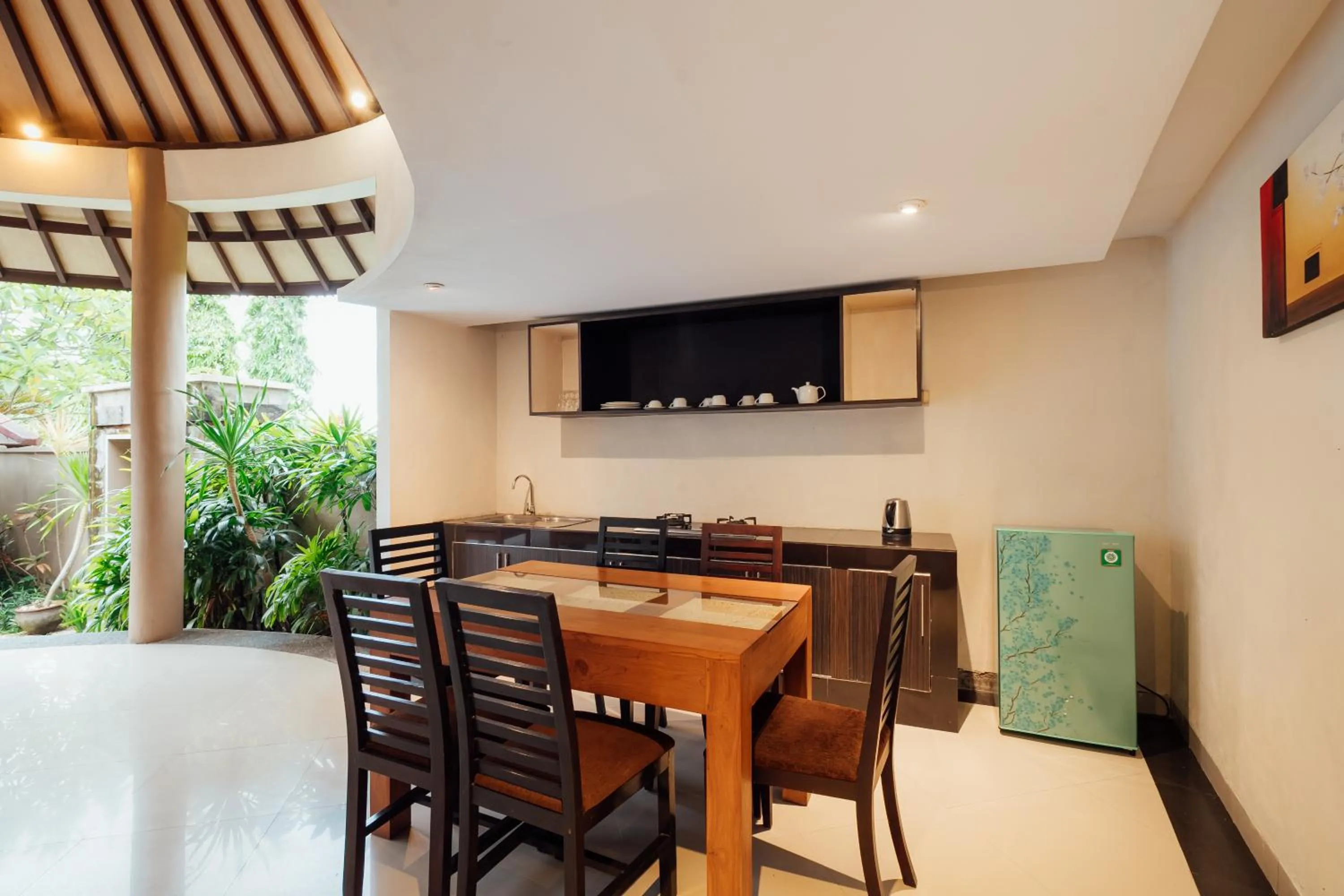 Kitchen or kitchenette in The Bidadari Villas and Spa Umalas - Seminyak