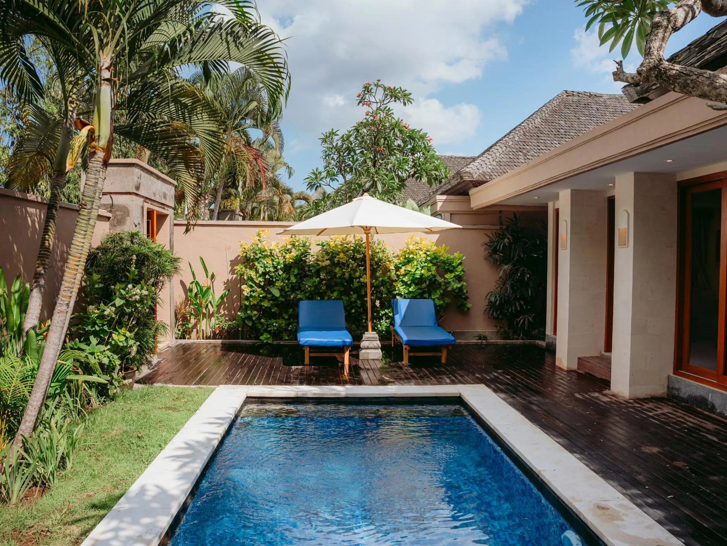 Garden view in The Bidadari Villas and Spa Umalas - Seminyak