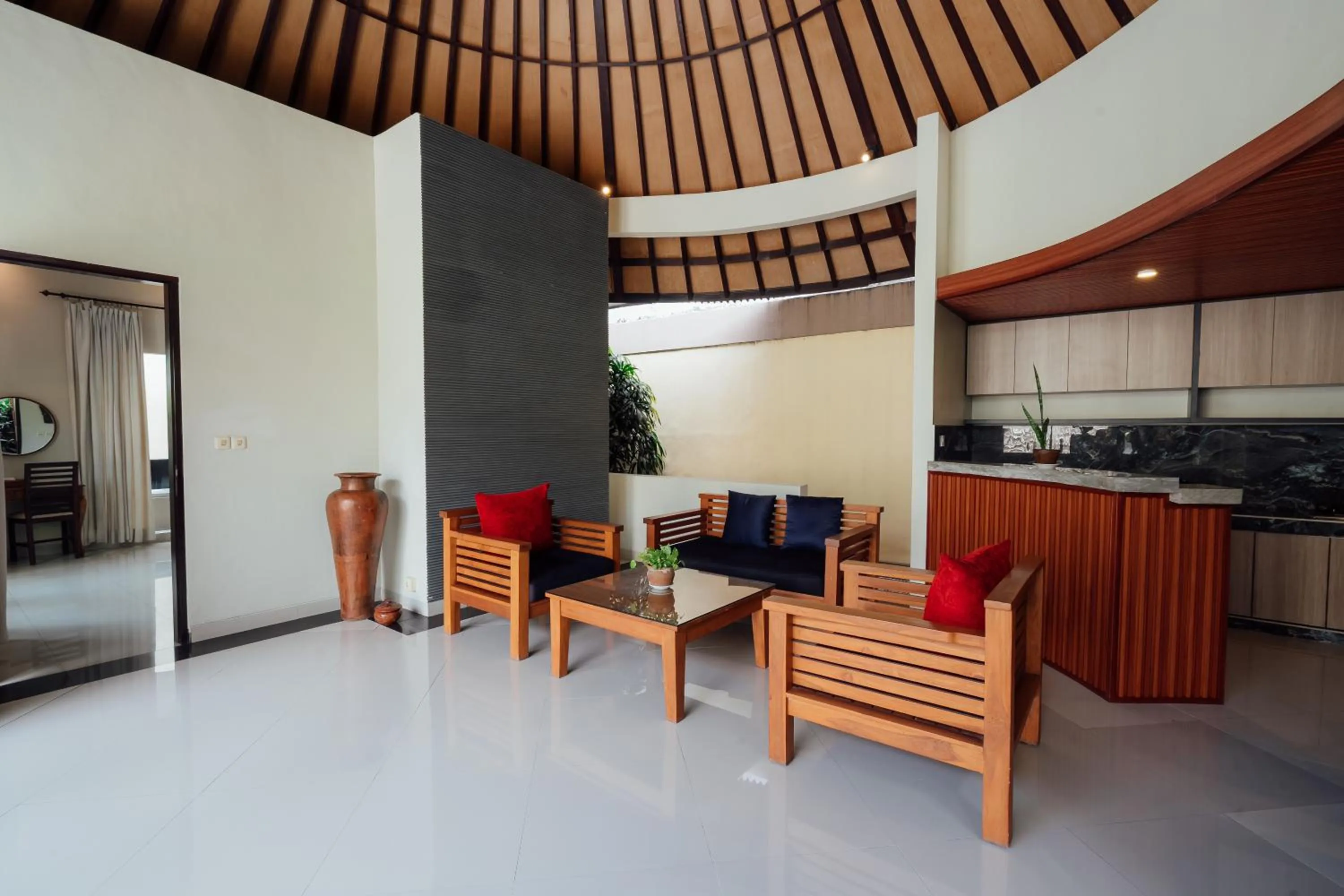 Kitchen or kitchenette in The Bidadari Villas and Spa Umalas - Seminyak