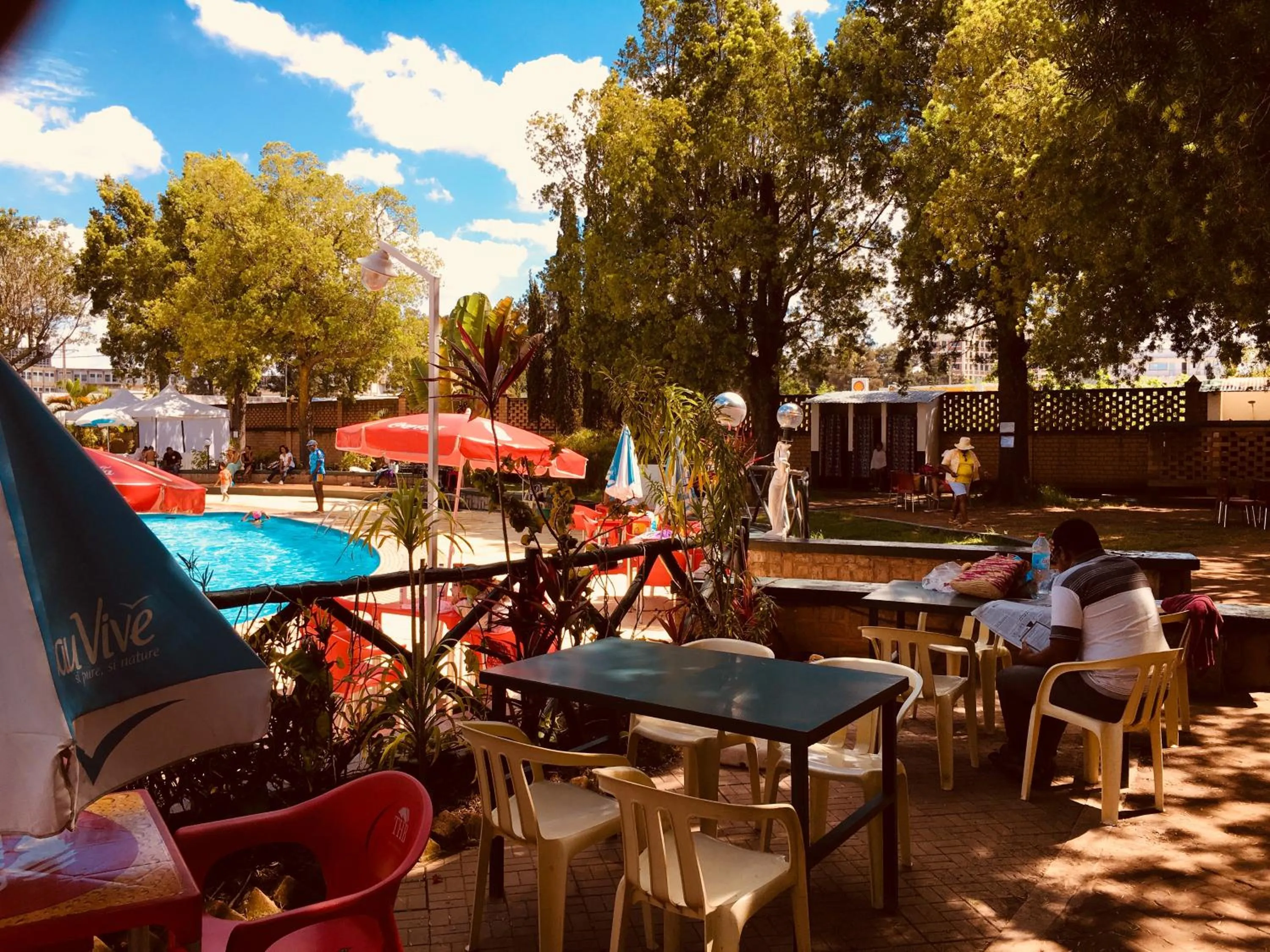 Patio in Motel d'Antananarivo
