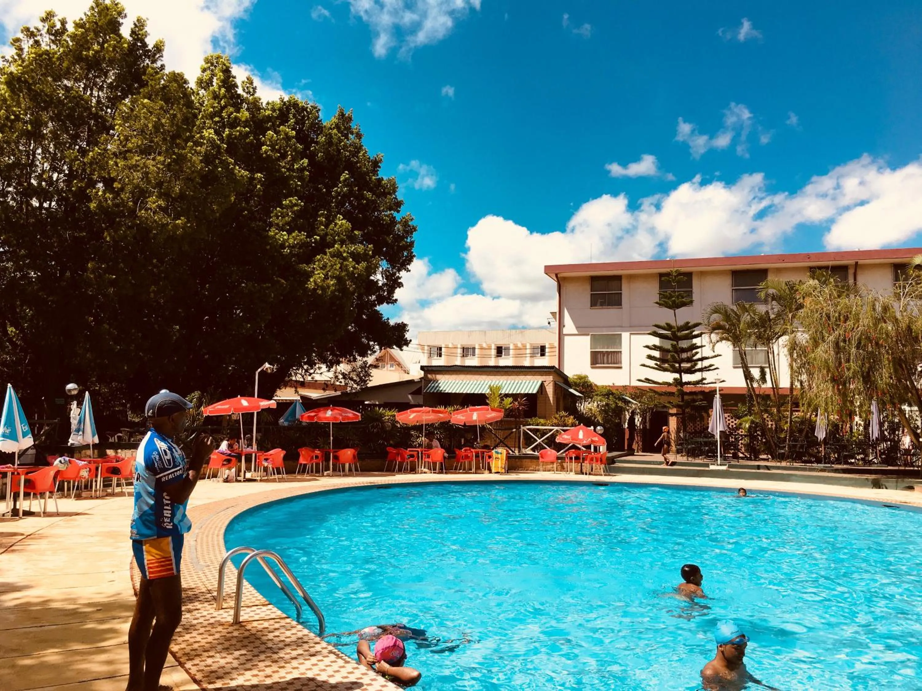 Swimming pool in Motel d'Antananarivo
