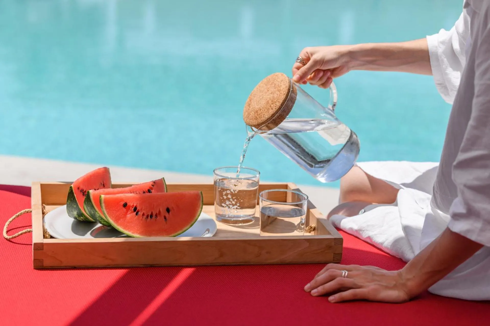 Swimming pool in Kallisti Paros