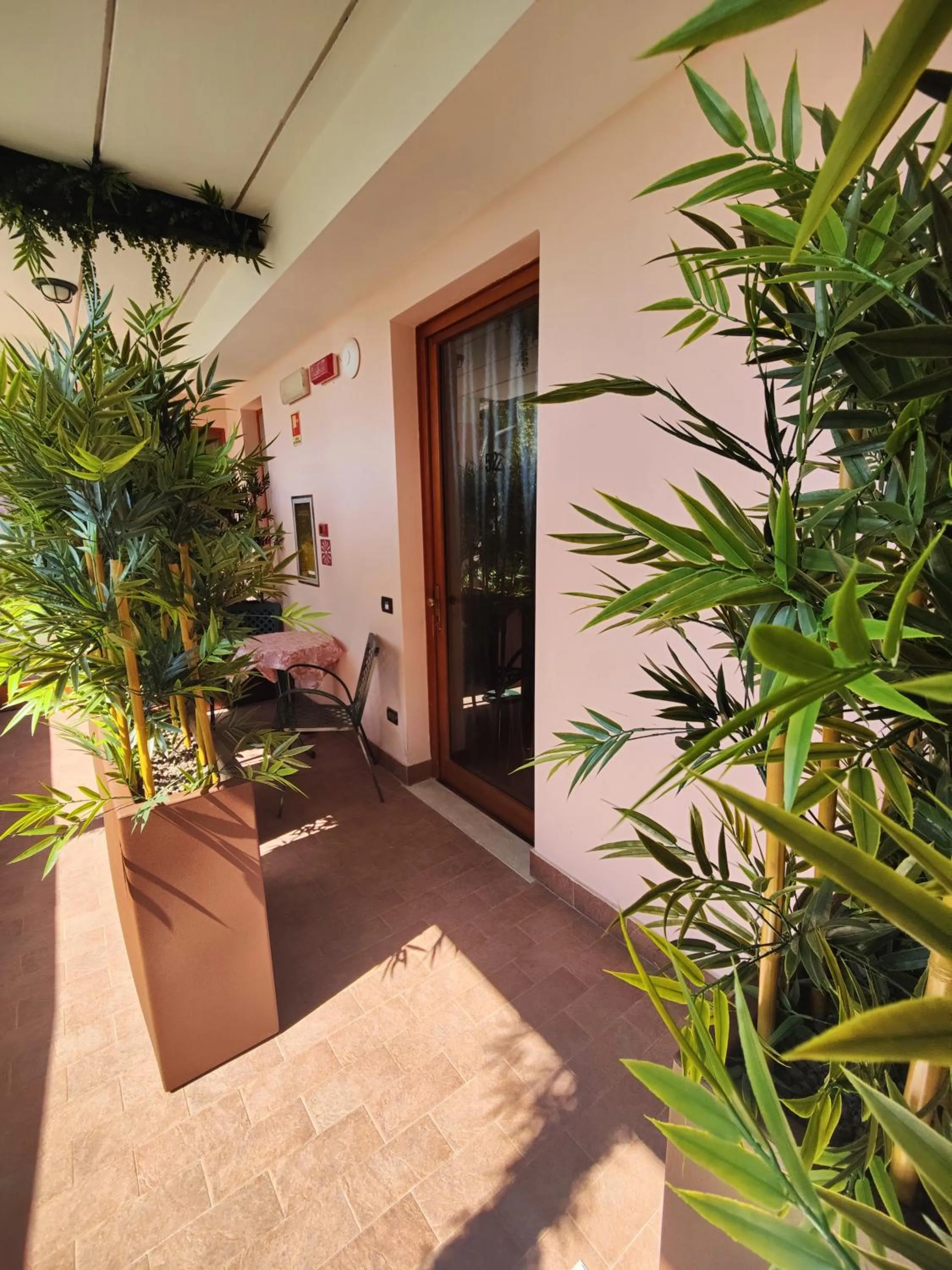 Patio in Hotel Meridiana