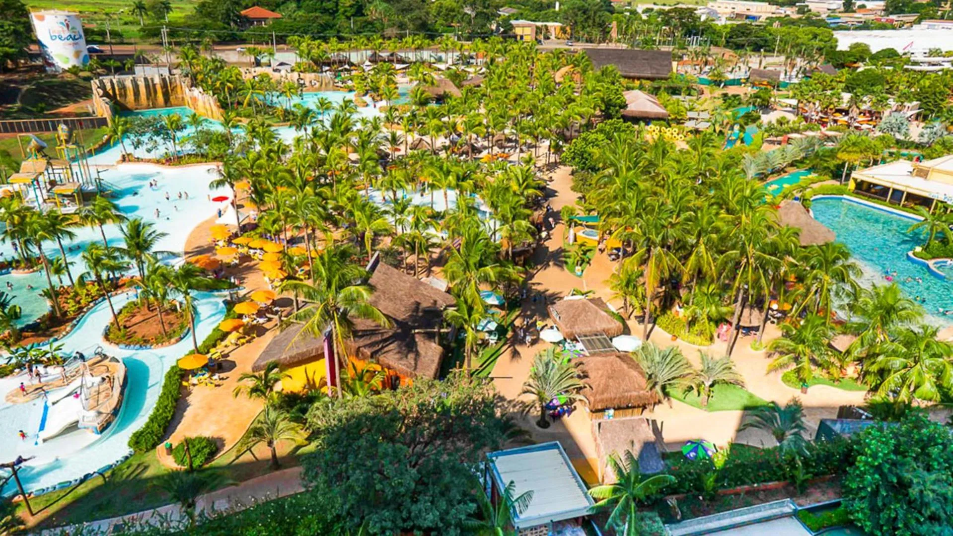 Bird's eye view in Hot Beach Resort