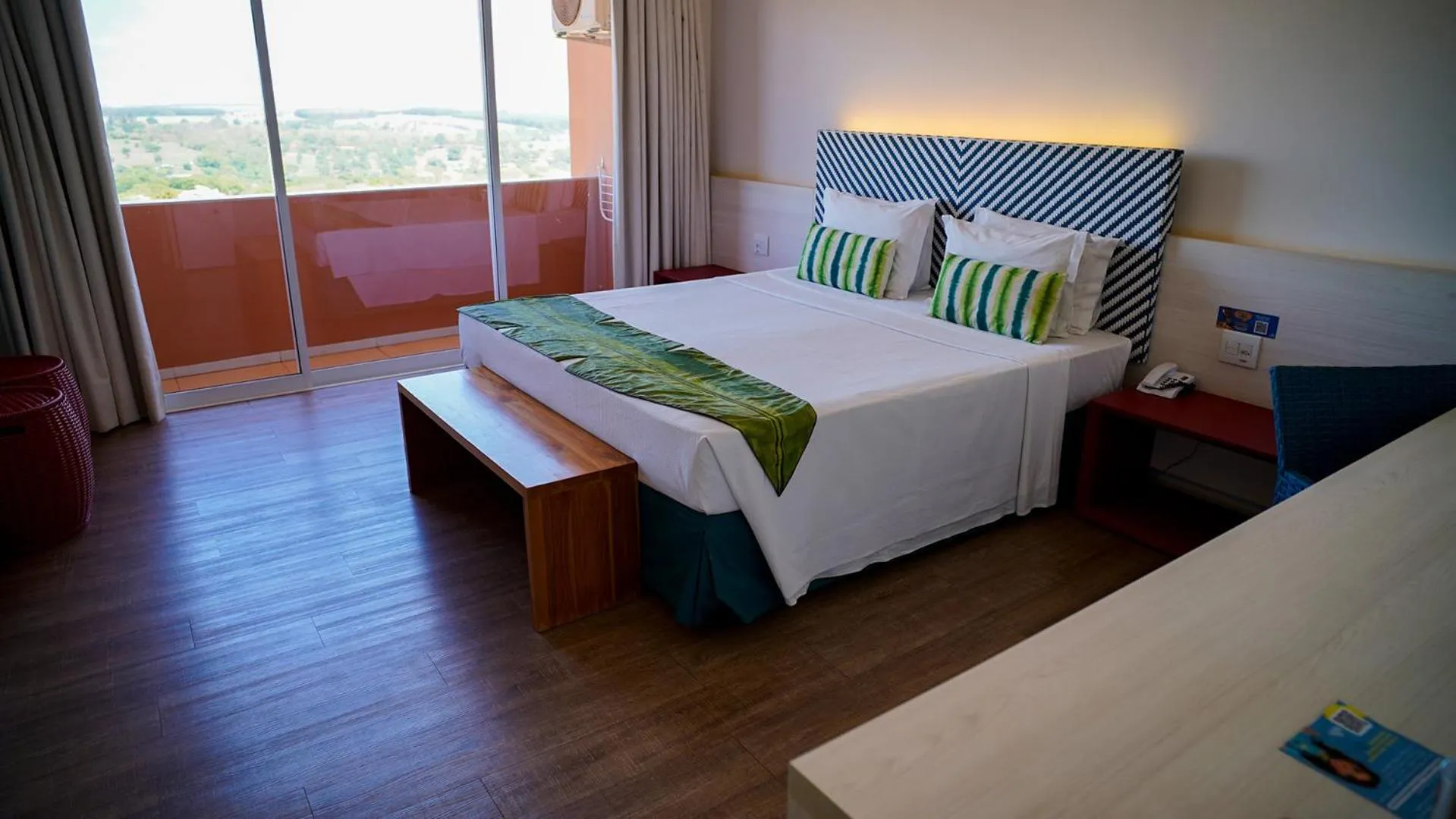 Bed in Hot Beach Resort