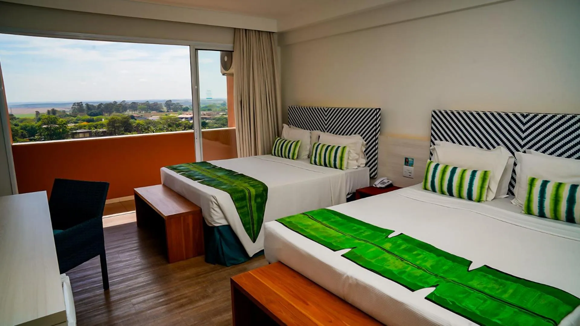 Bed in Hot Beach Resort