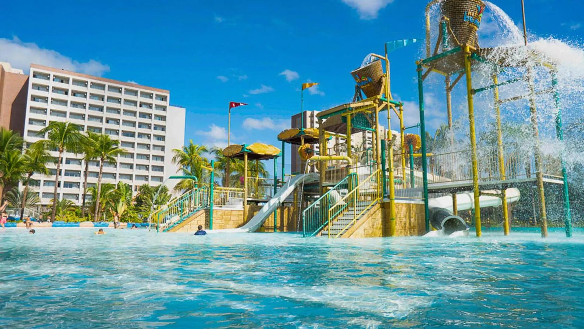 Aqua park in Hot Beach Resort