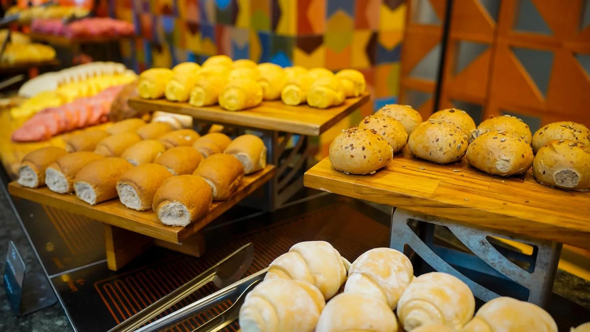 Buffet breakfast in Hot Beach Resort