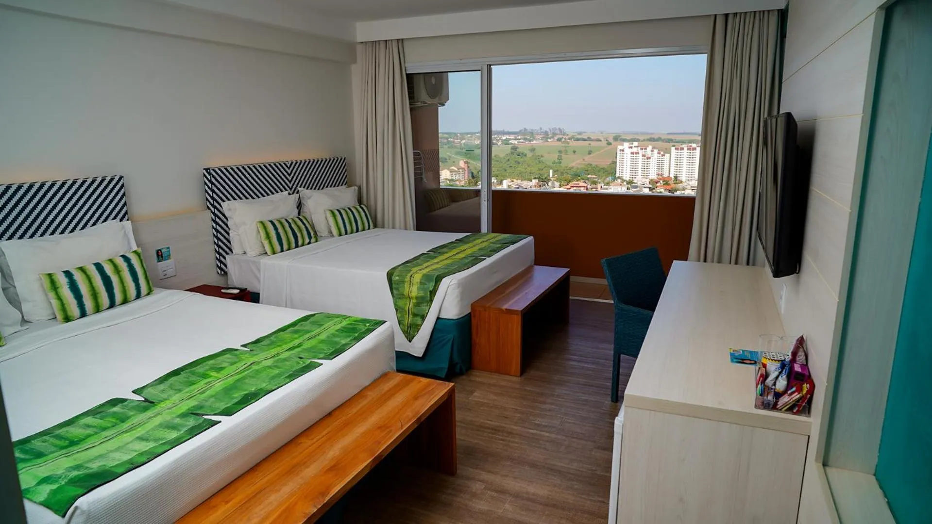 Bed in Hot Beach Resort