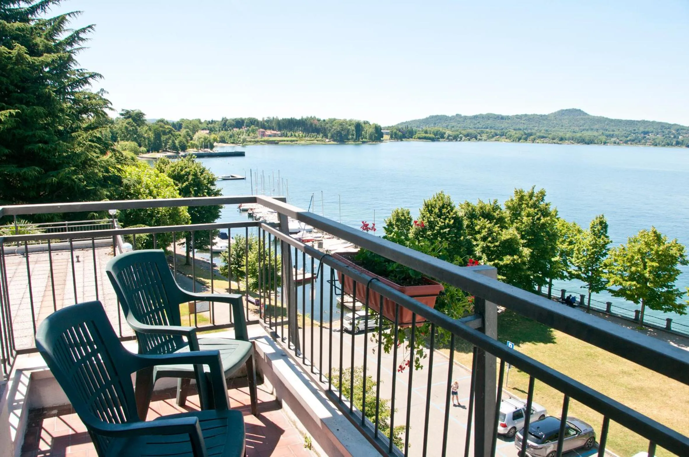 Lake view in Hotel Europa