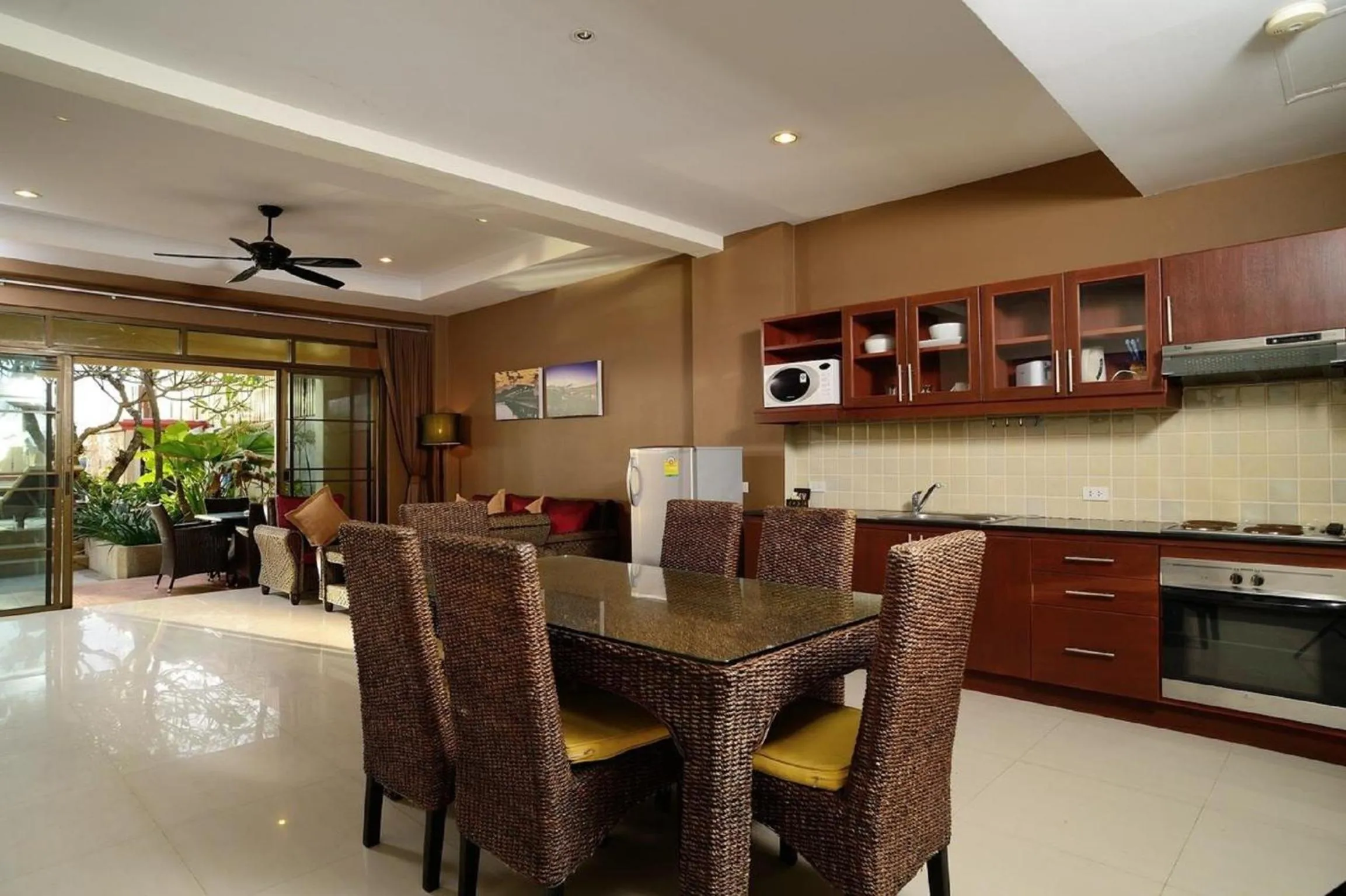 Kitchen or kitchenette in Kamala Beachfront Apartment