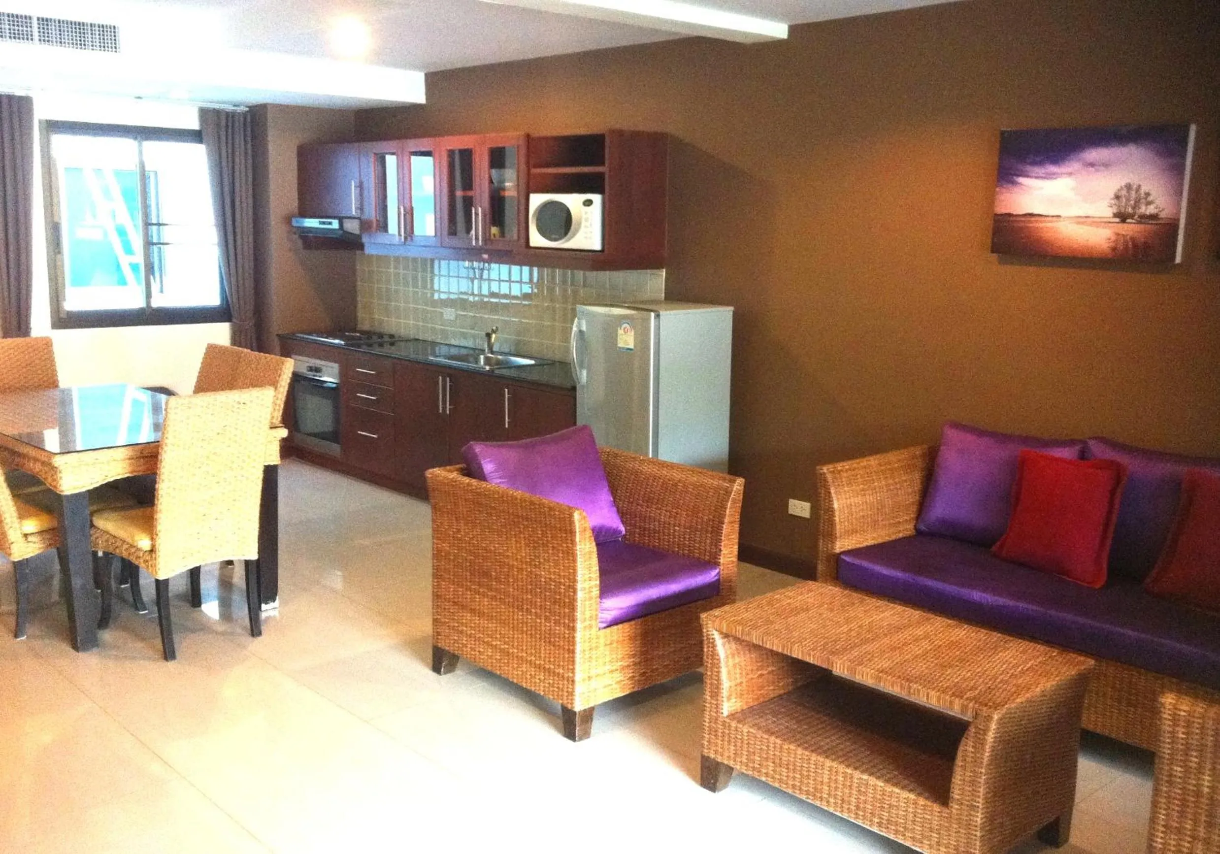 Living room in Kamala Beachfront Apartment