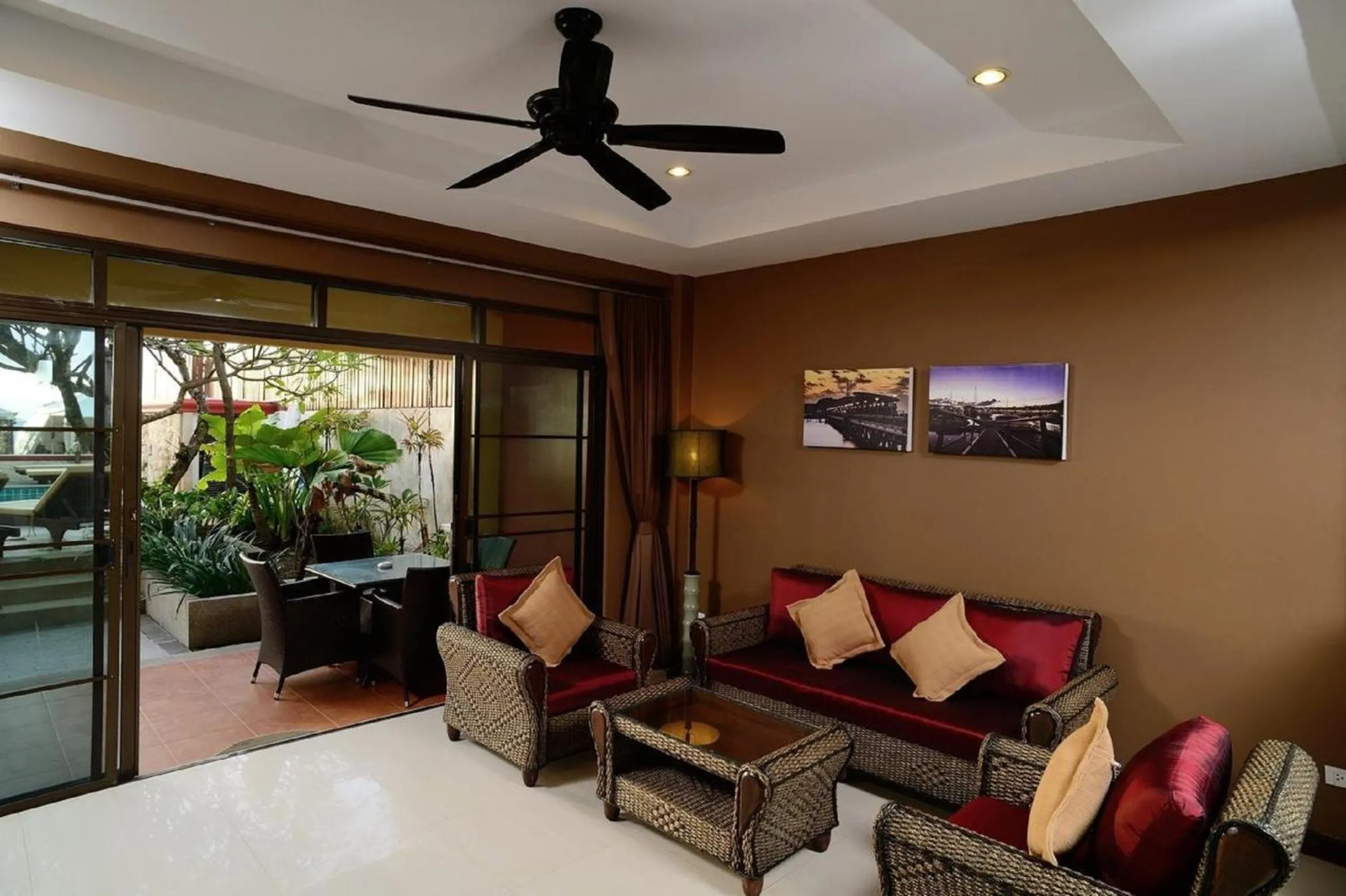 Living room in Kamala Beachfront Apartment