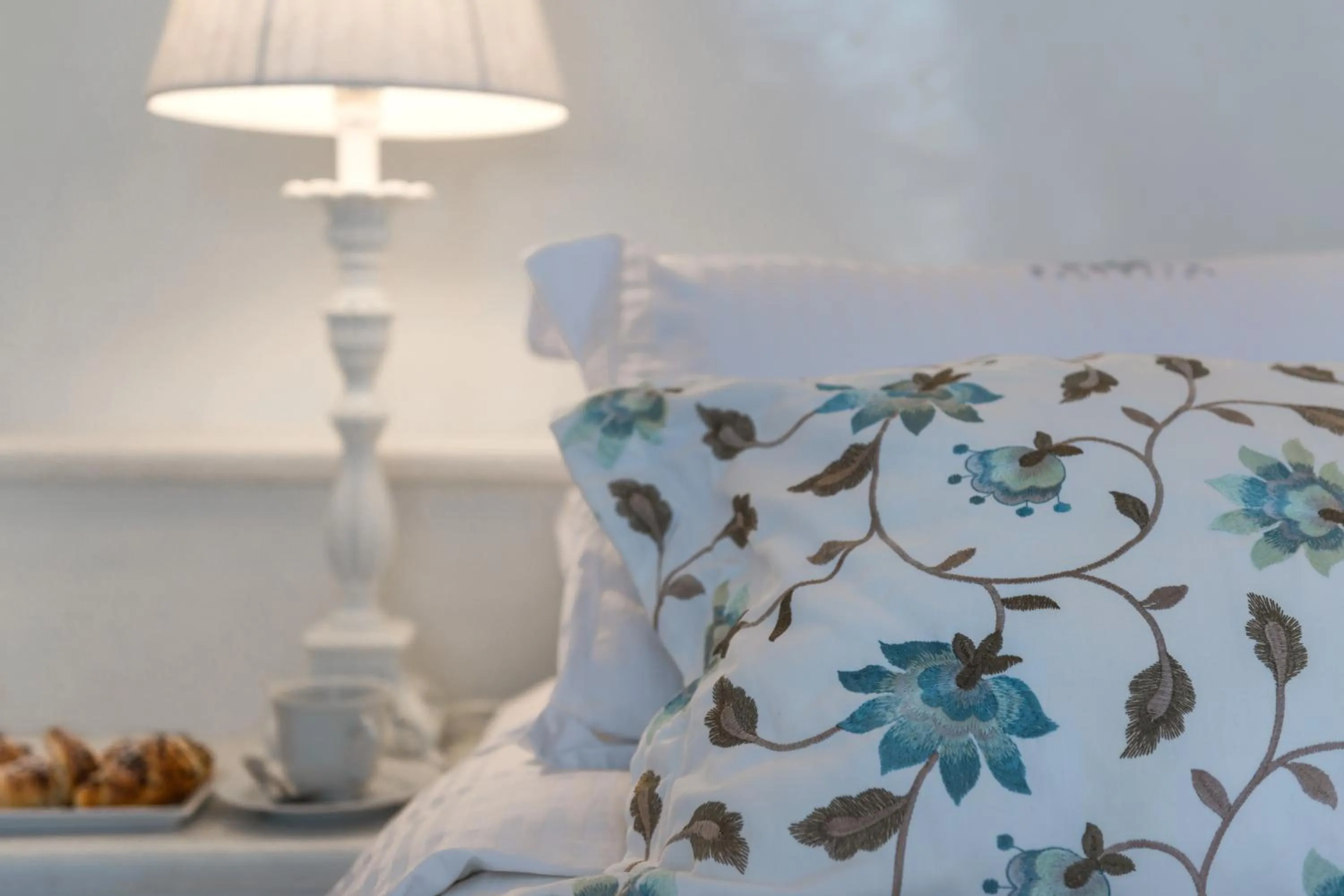 Decorative detail, Bed in Anteliz Suites