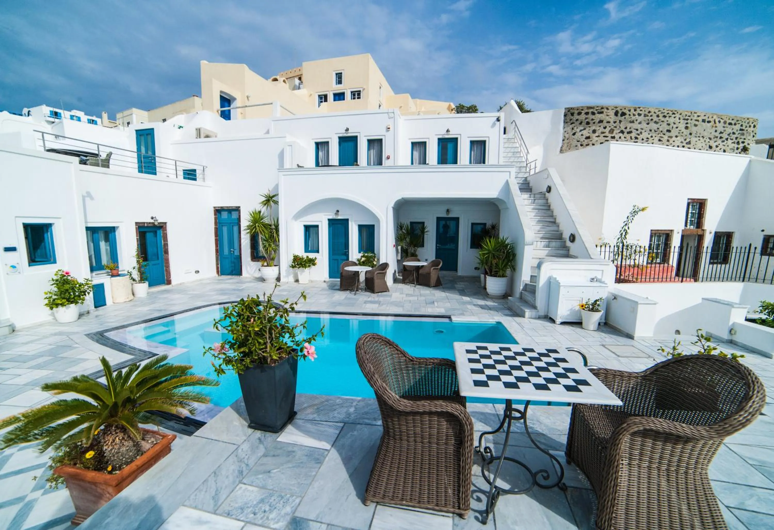 Garden view in Anteliz Suites