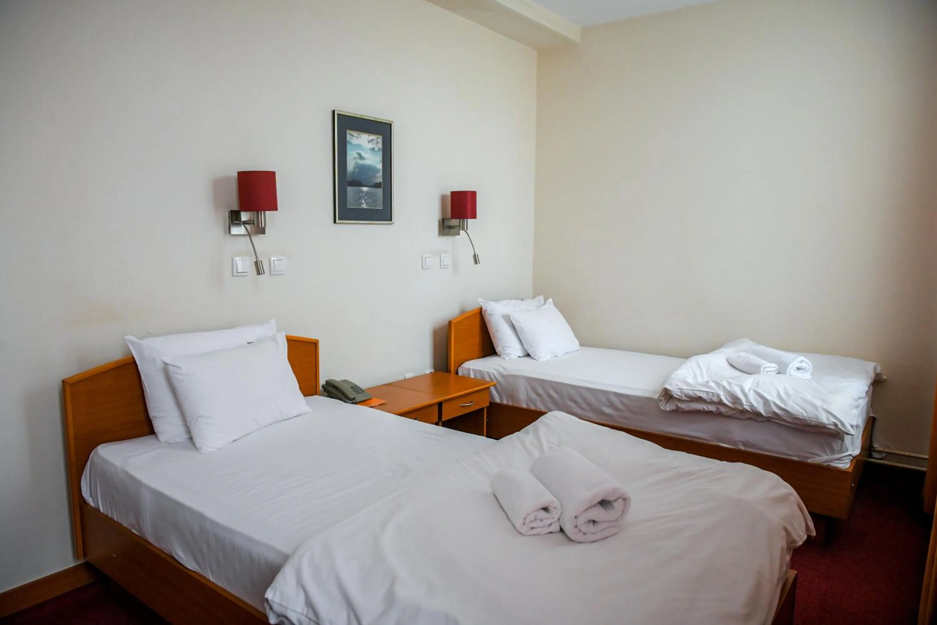 Bed in Hotel Fontana