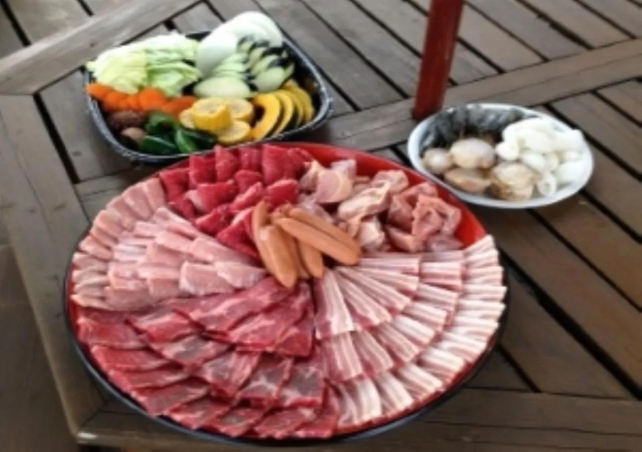 BBQ facilities in Oceans Cottage