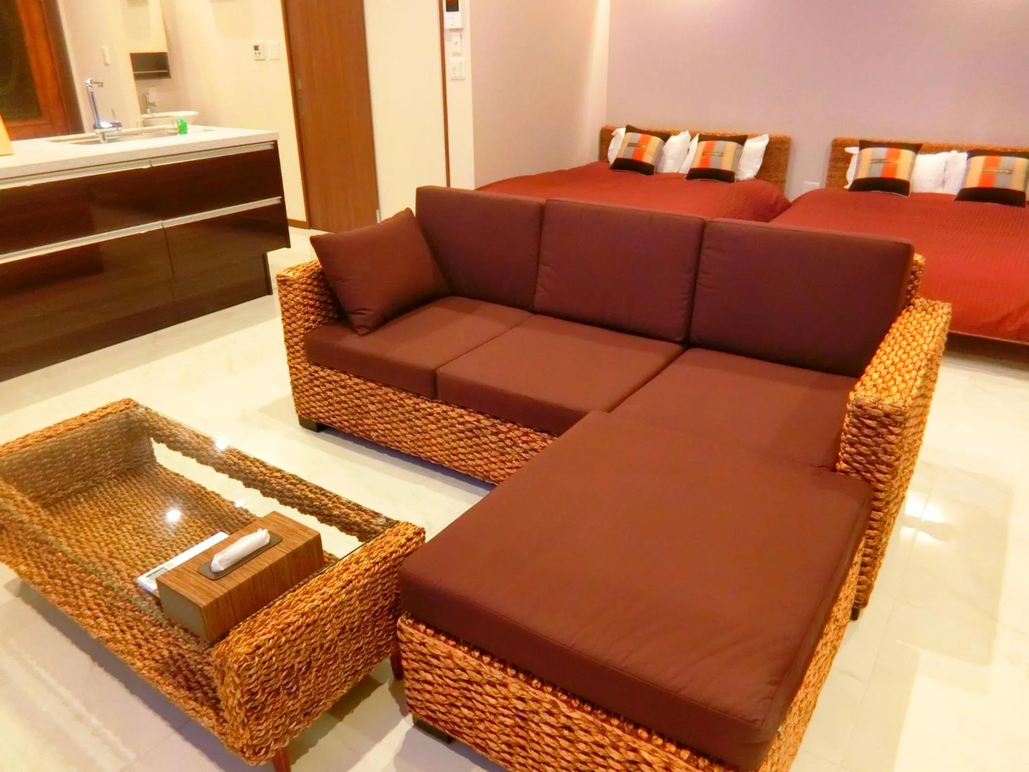 Living room in Oceans Cottage