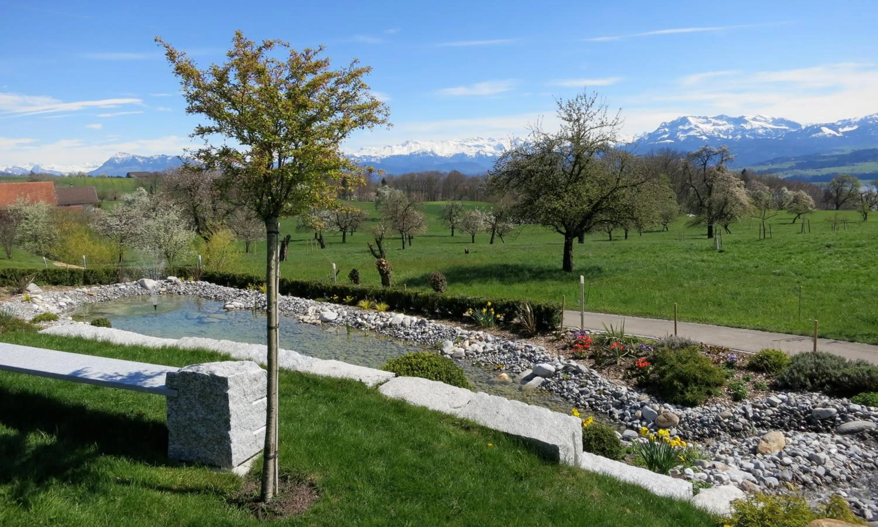 Garden in Hotel Restaurant Vogelsang