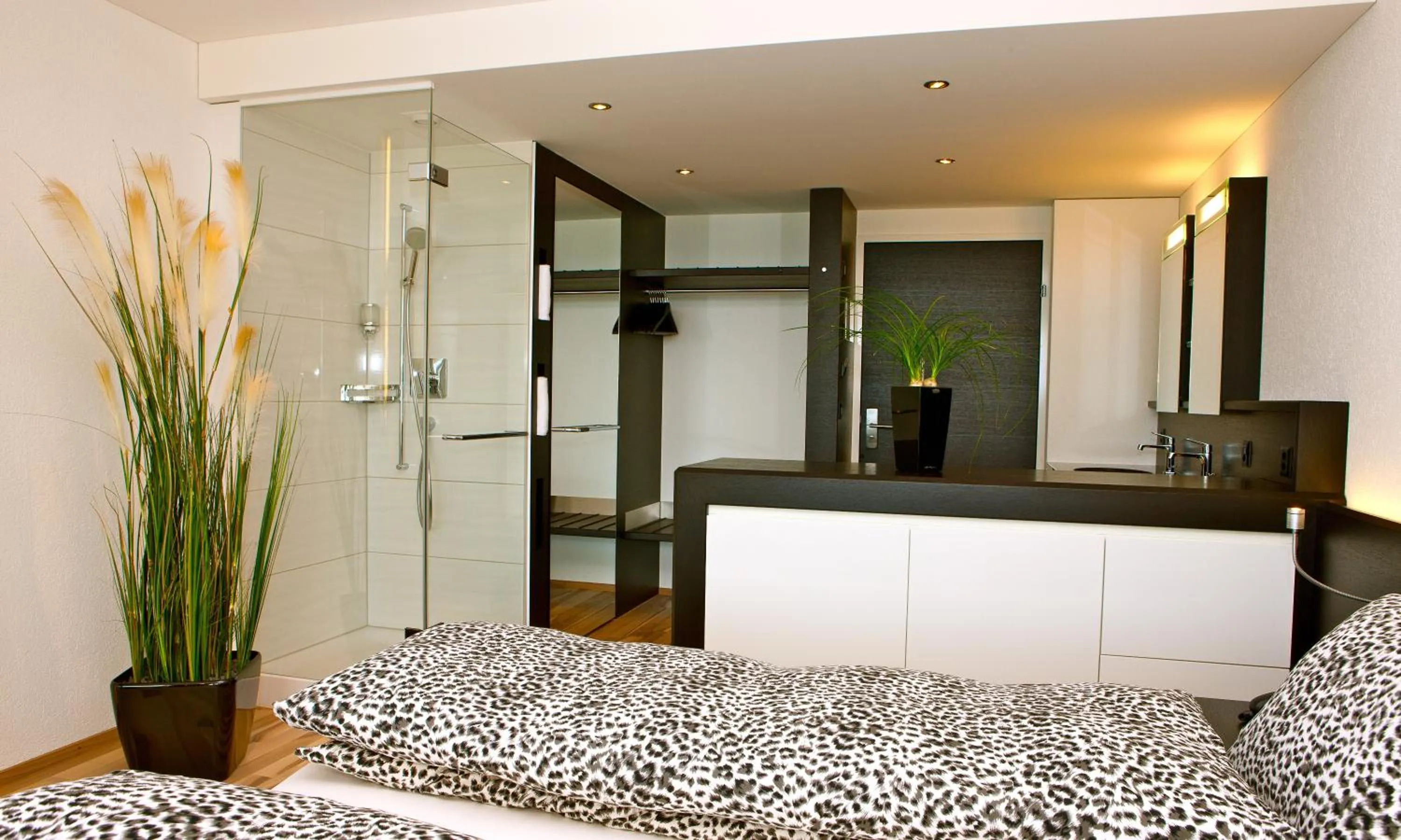 Bed in Hotel Restaurant Vogelsang