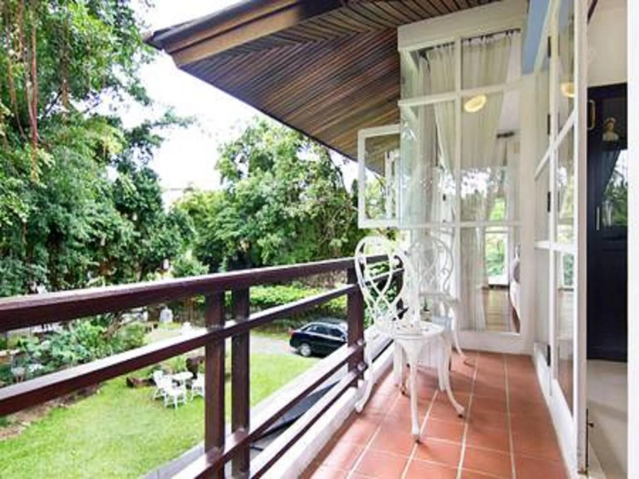 Balcony/Terrace in Banyan House Samui bed and breakfast (Adult Only)