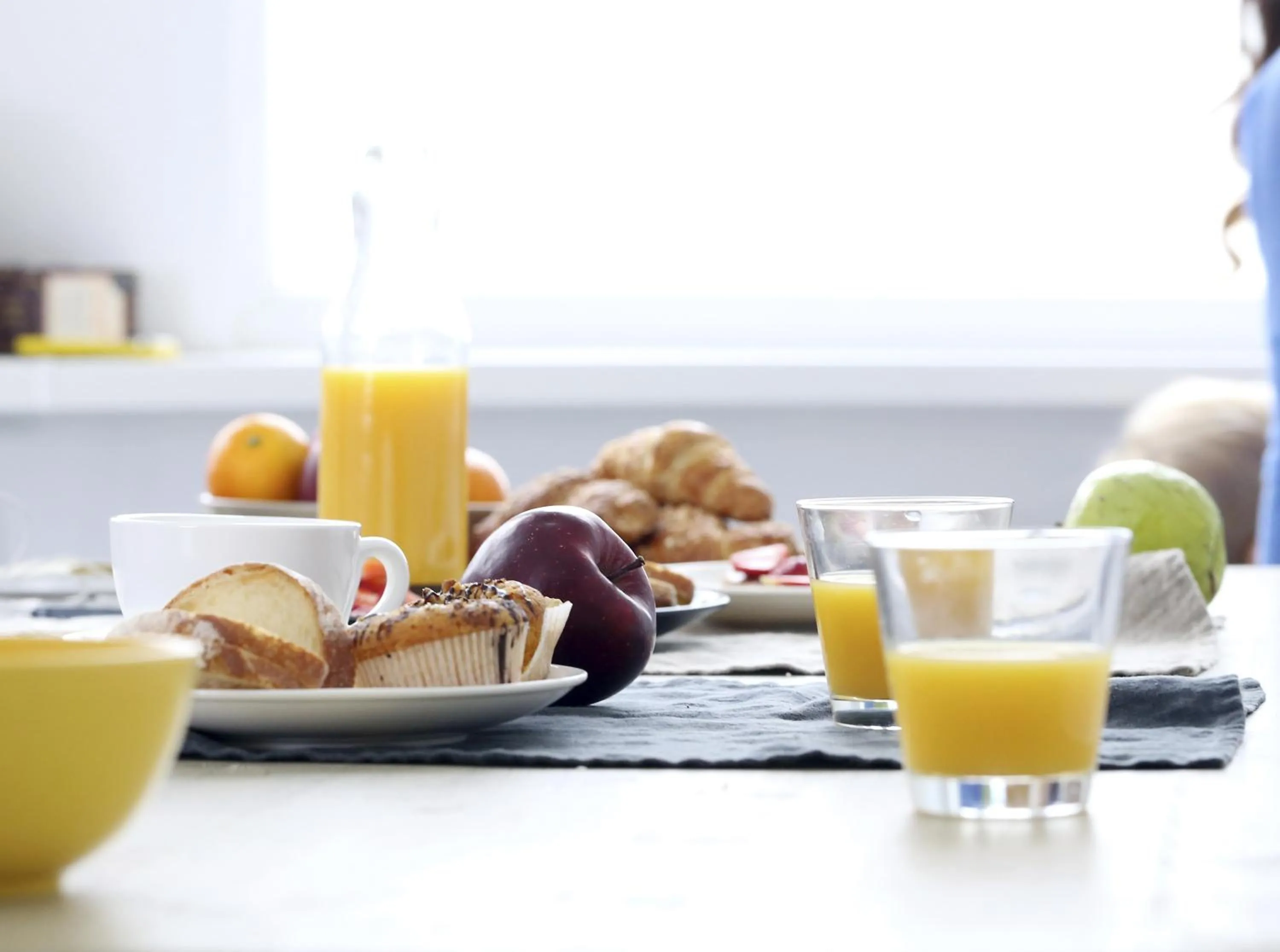 Continental breakfast in Hotel Mermoz Paris Le Bourget