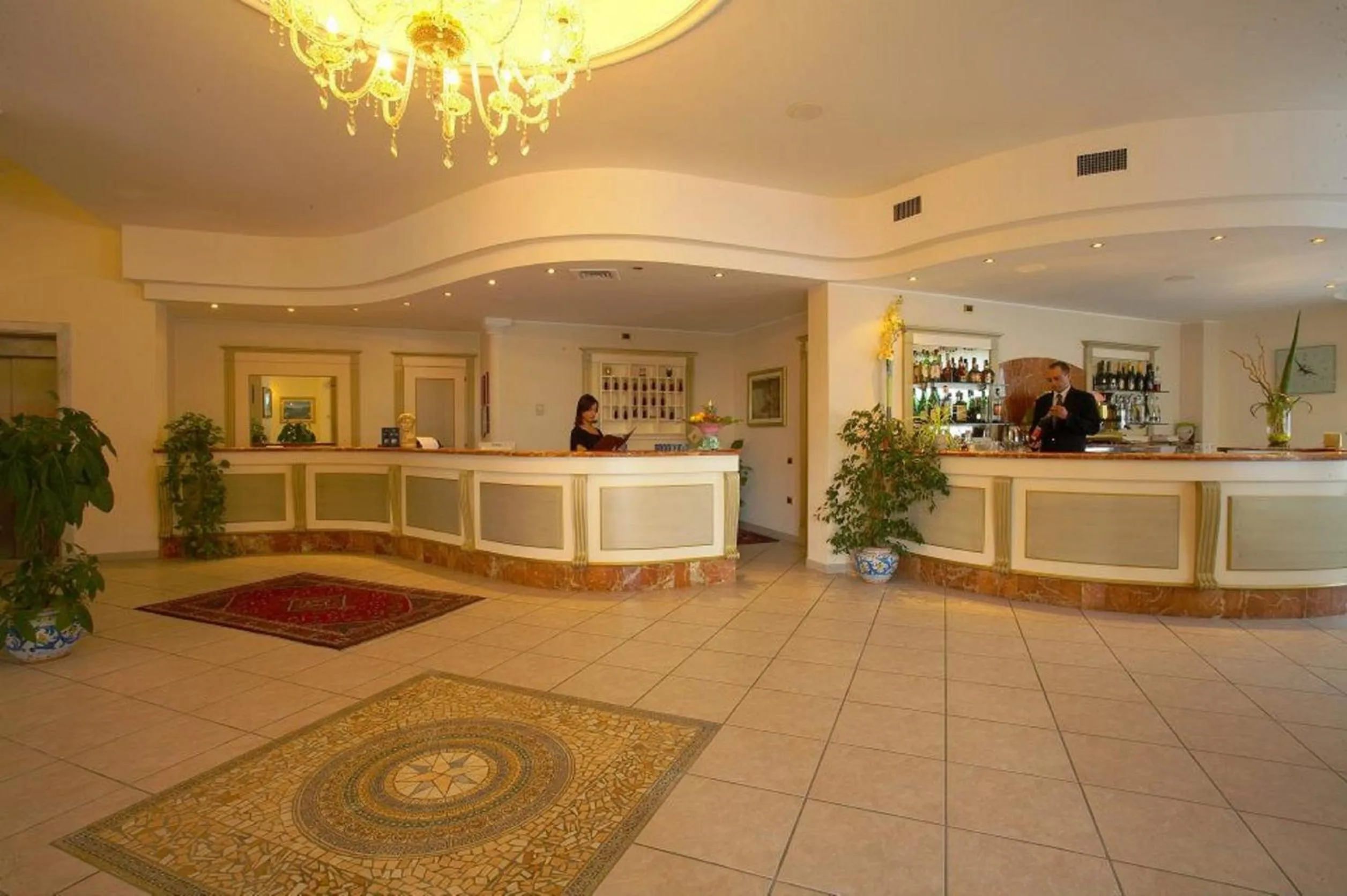 Lobby or reception in Hotel La Rosa Dei Venti