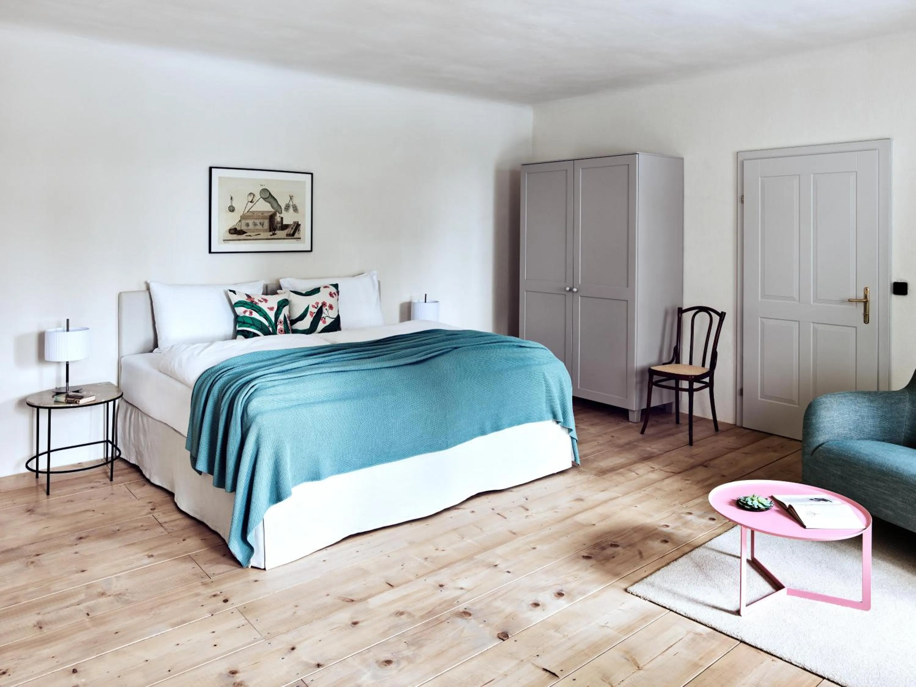 Bedroom, Bed in Boutique Hotel Zum Oberjäger, Schloss Lackenbach