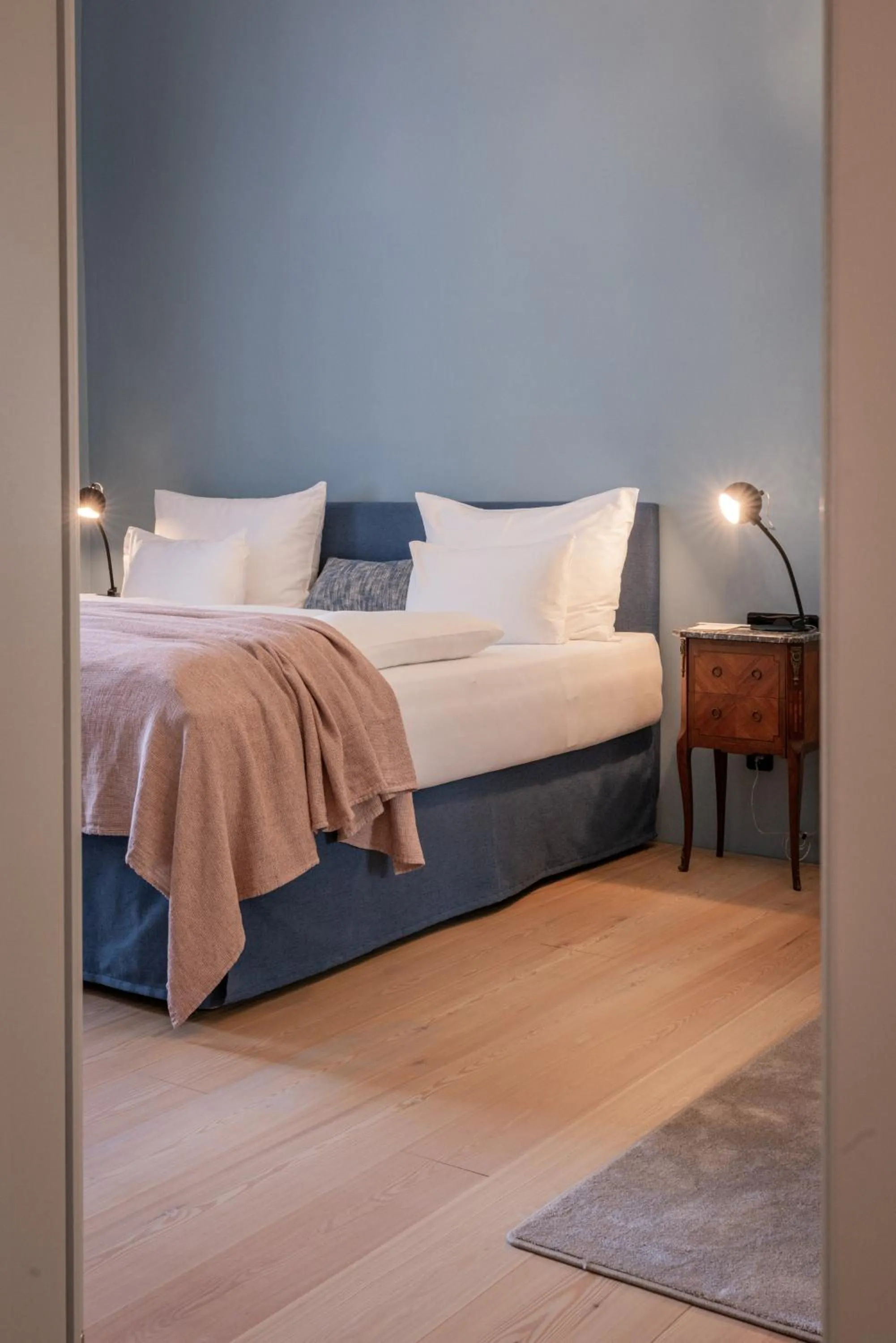 Bedroom, Bed in Boutique Hotel Zum Oberjäger, Schloss Lackenbach