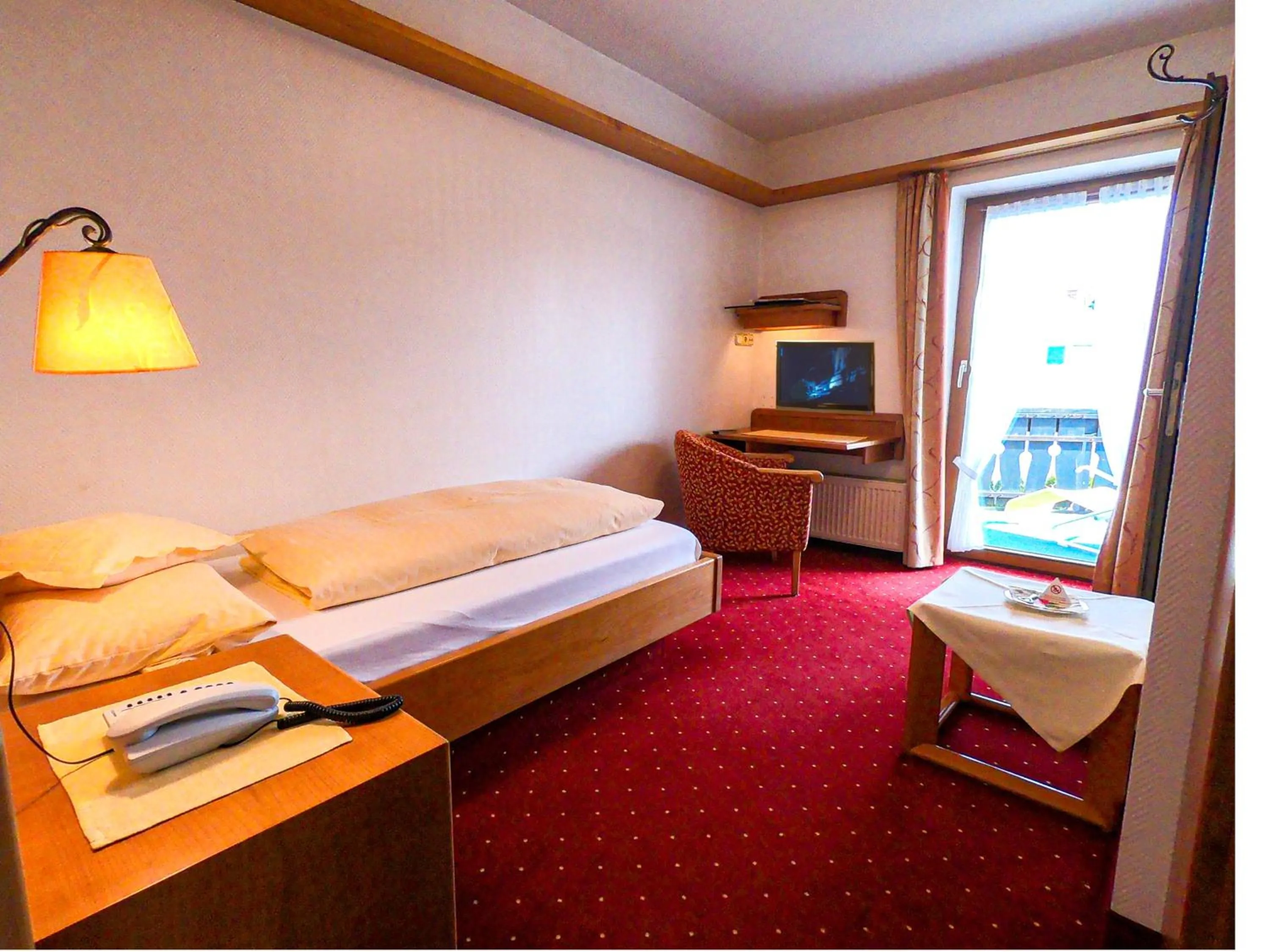 Decorative detail, Bed in Kurhotel Eichinger