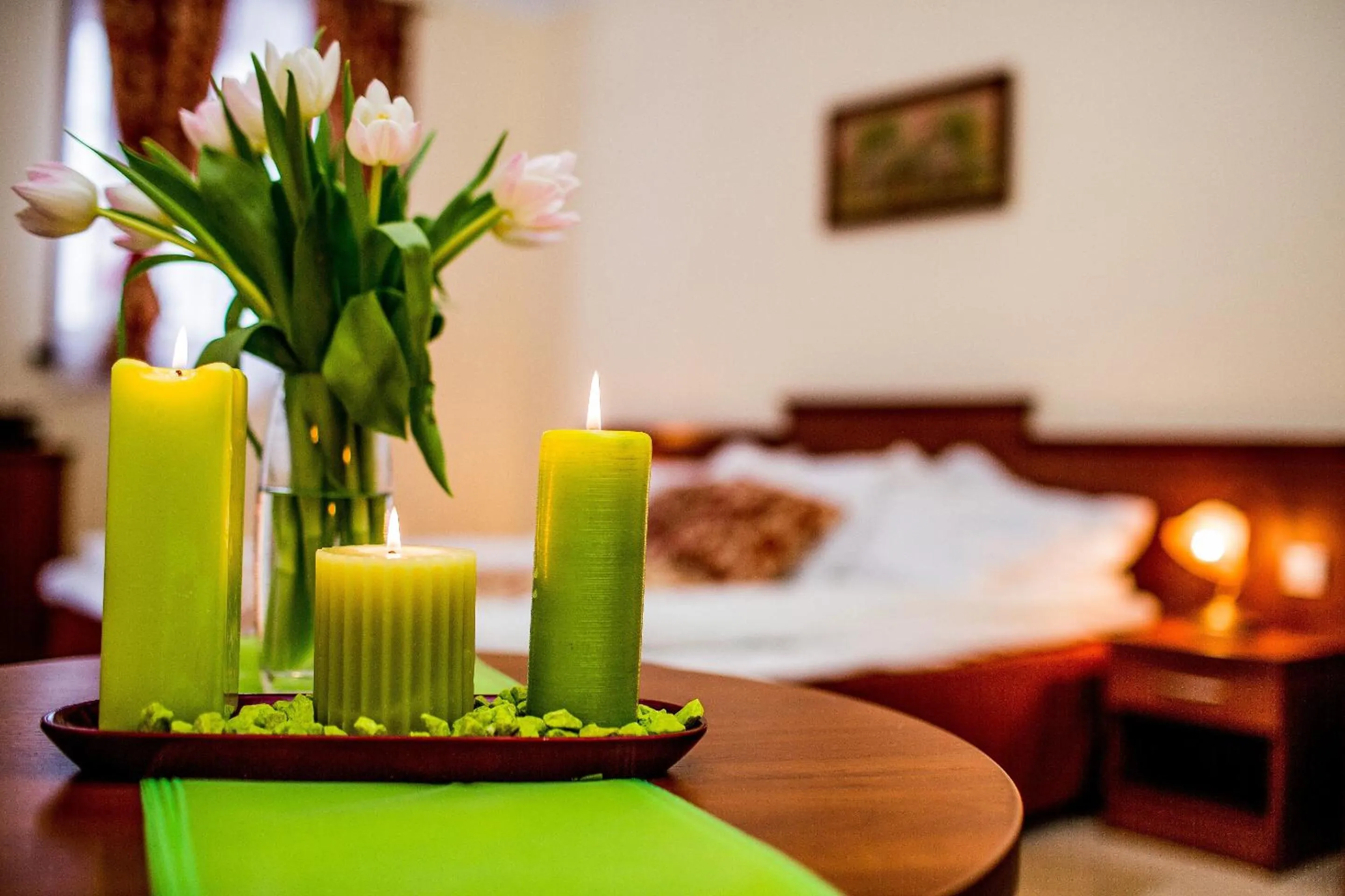 Bed in Hotel Concordia