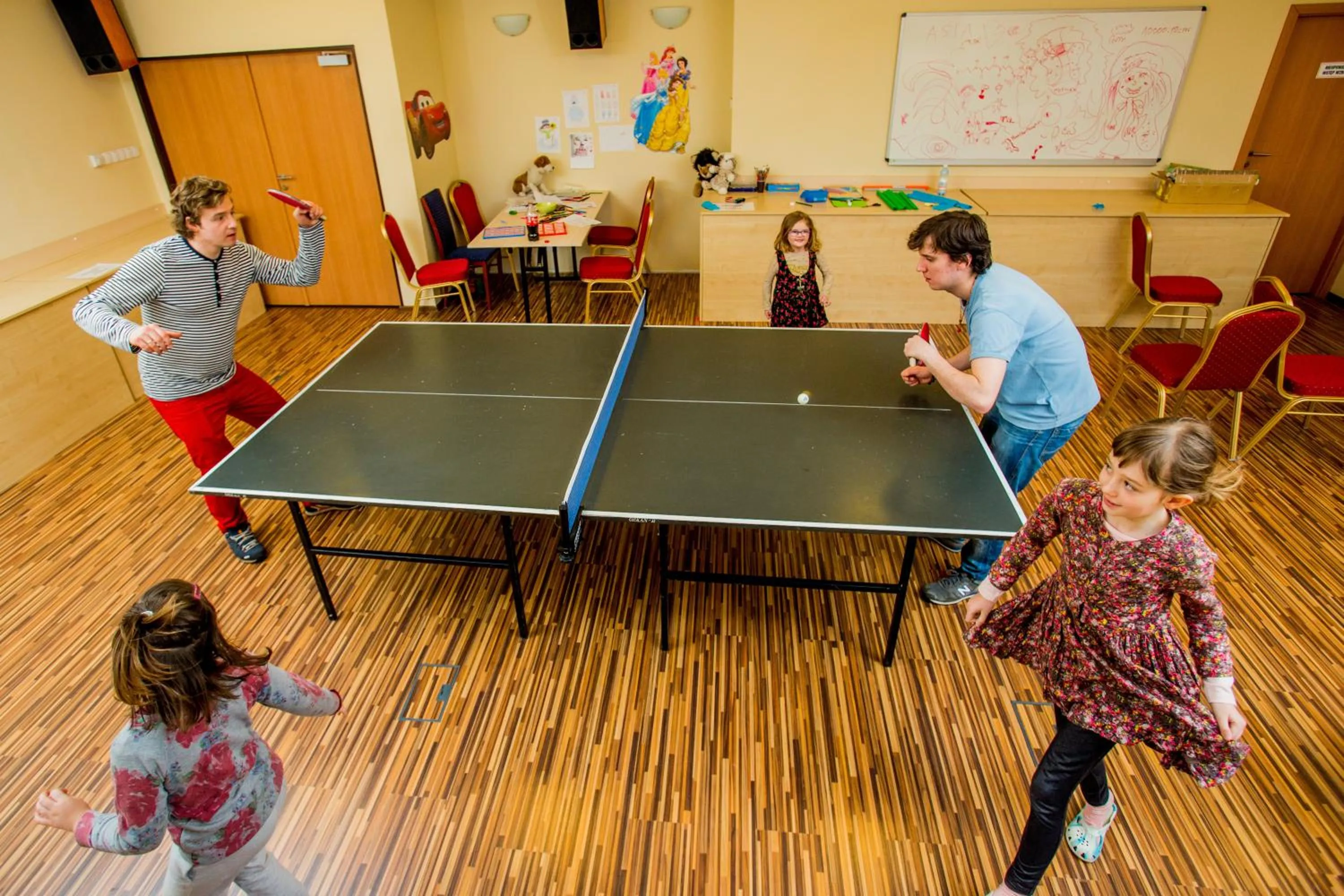 Communal lounge/ TV room in Hotel Concordia