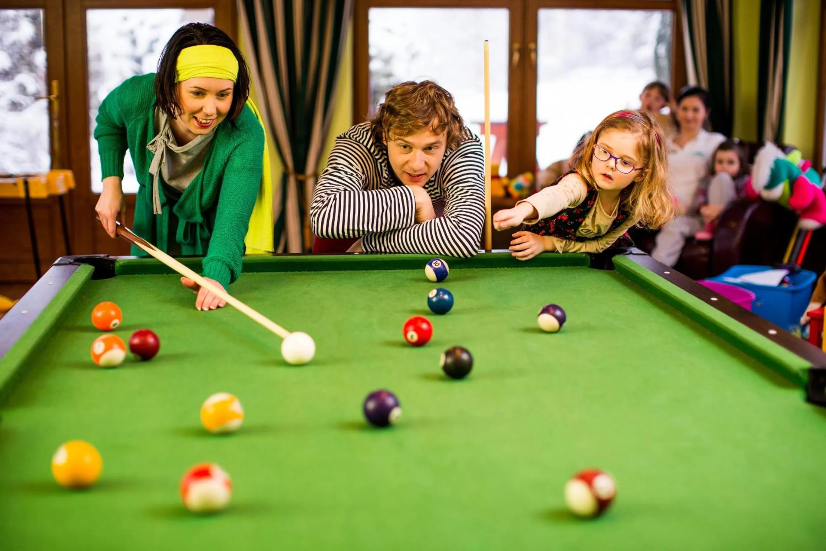 Billiard in Hotel Concordia