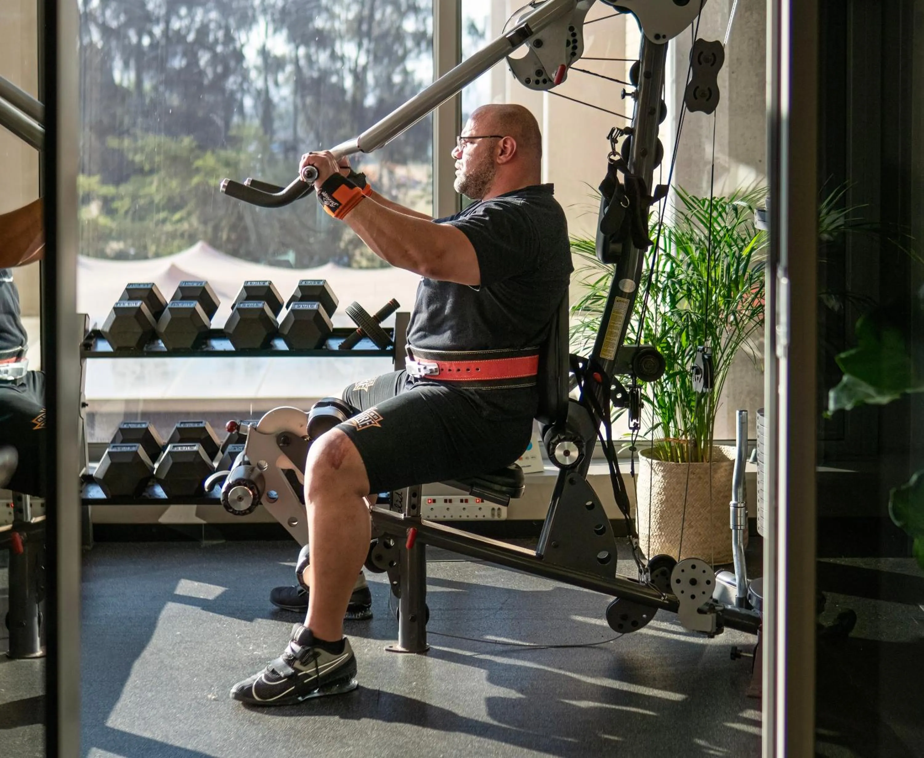 Fitness centre/facilities in ONOMO Hotel Durban