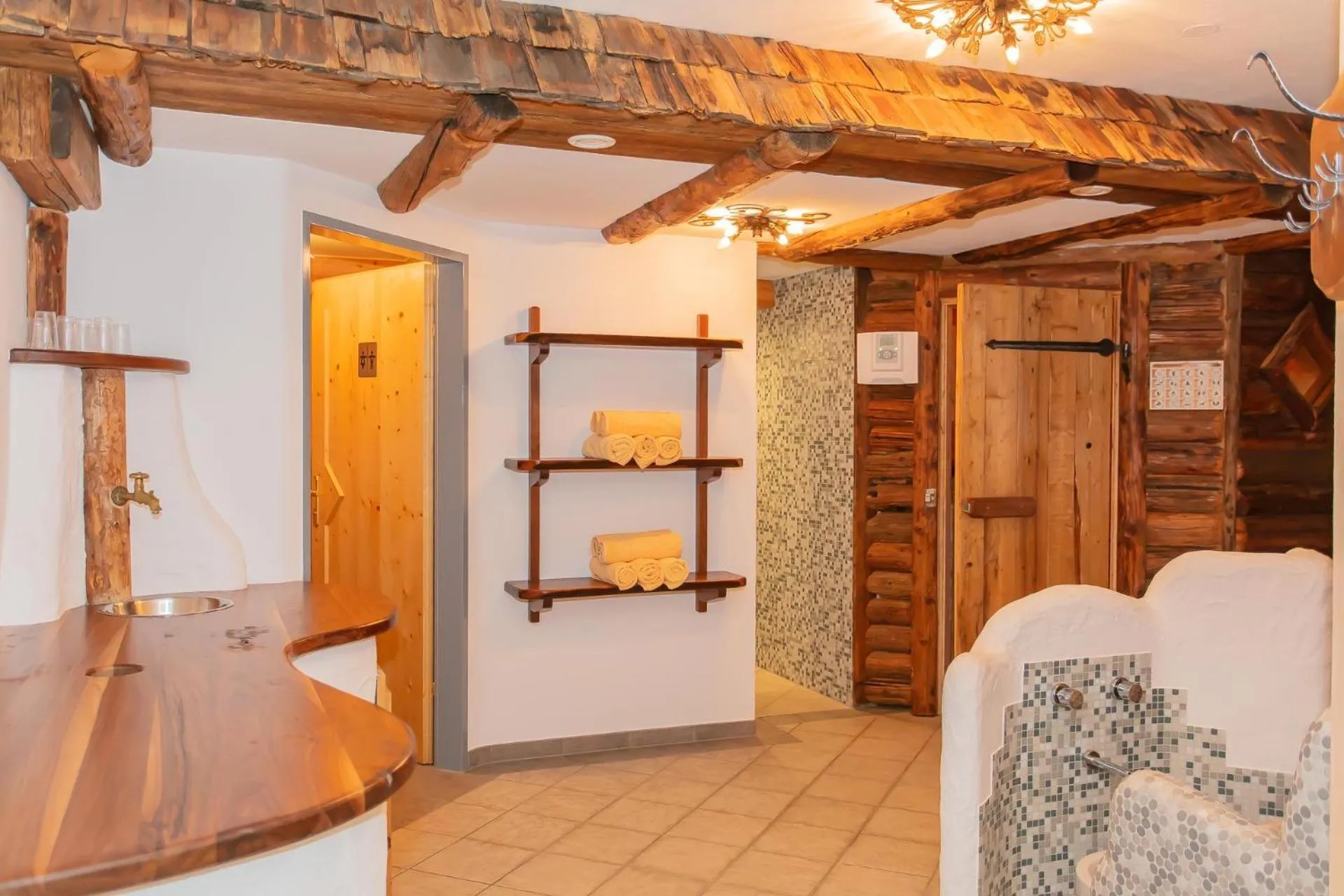 Sauna in Bauernhof Schornlehen