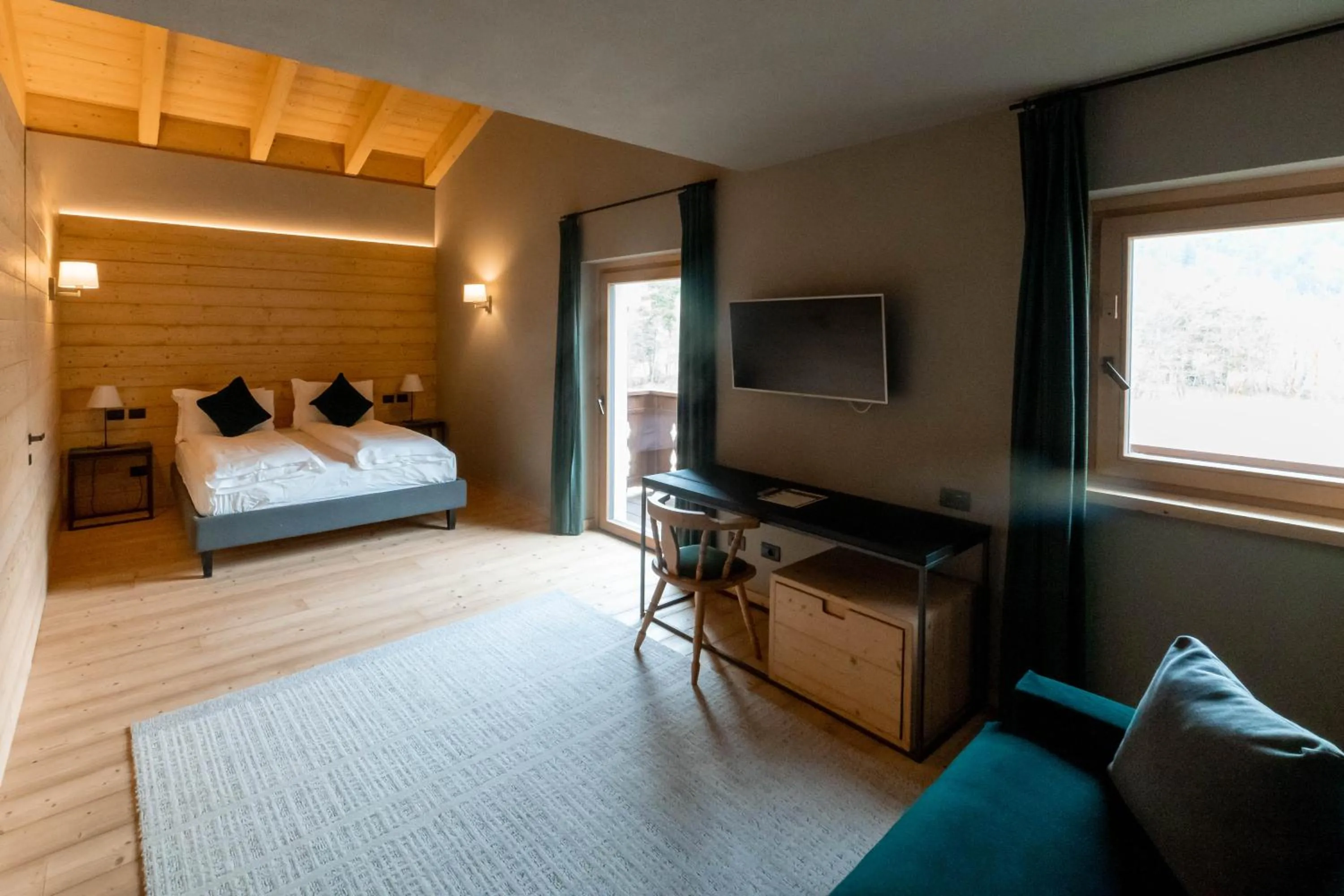 Bedroom, Bed in Alpi & Golf Hotel