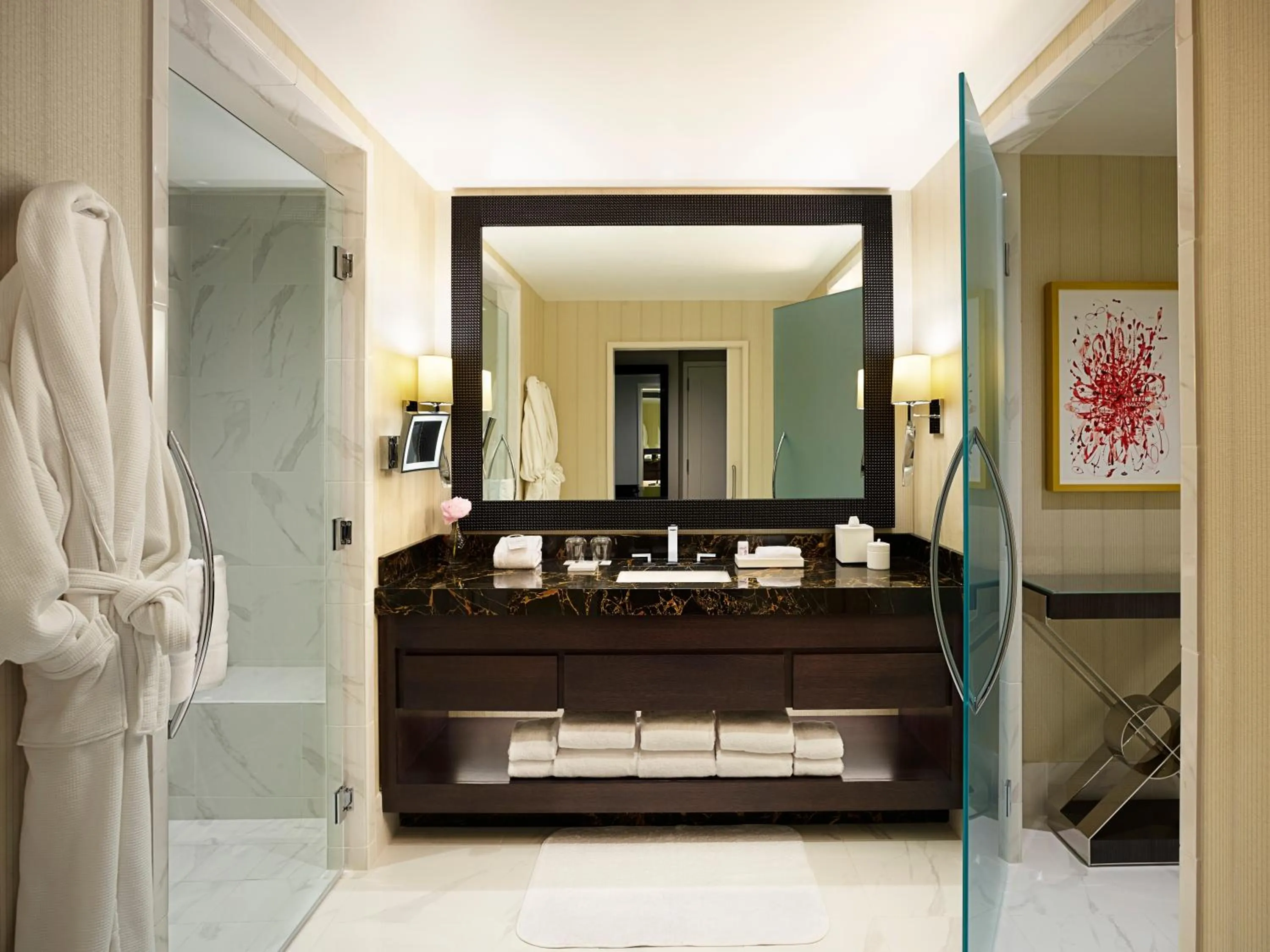 Bathroom in Live! Casino & Hotel - Baltimore Washington Airport – BWI