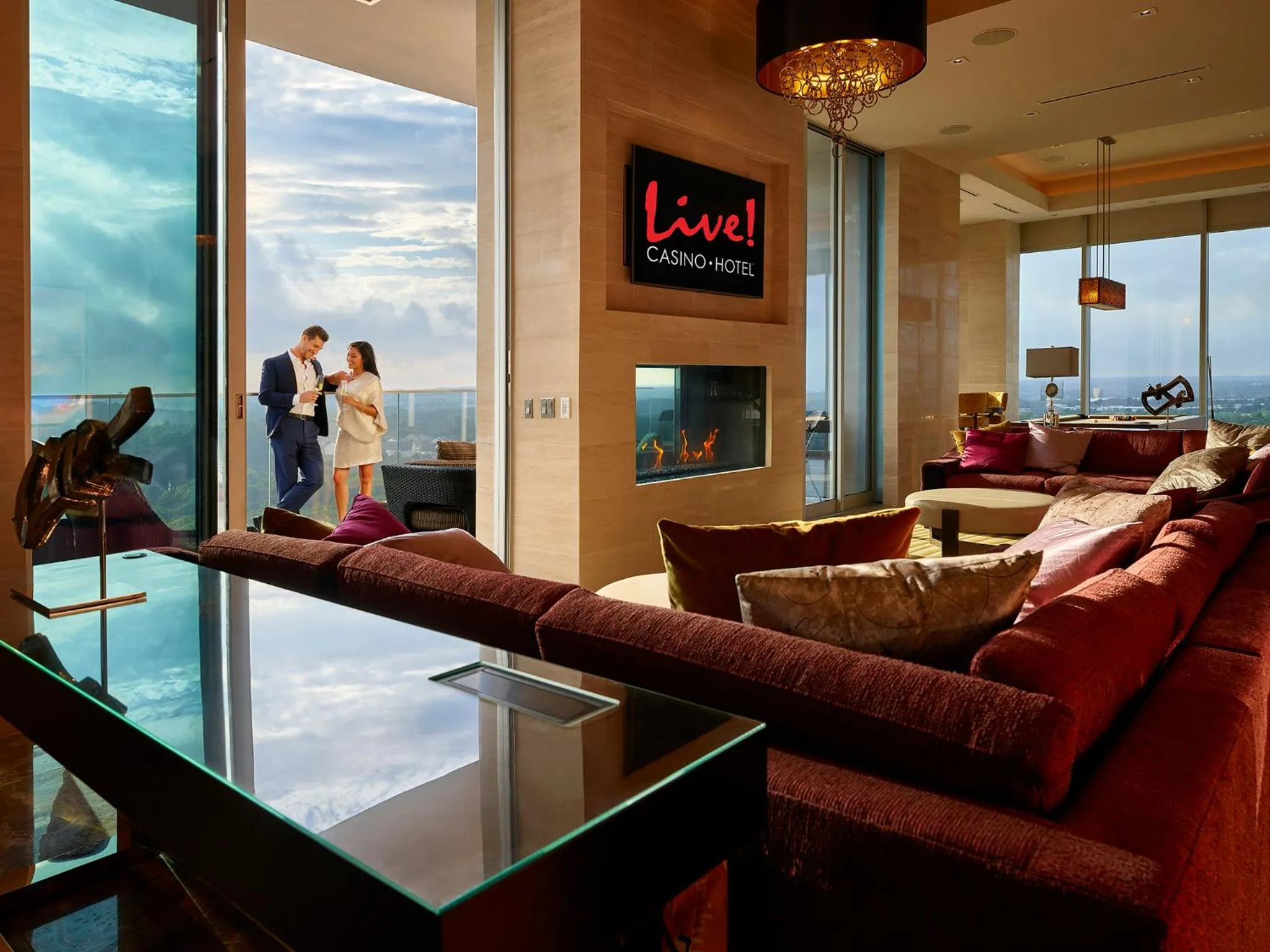 Balcony/Terrace in Live! Casino & Hotel - Baltimore Washington Airport – BWI